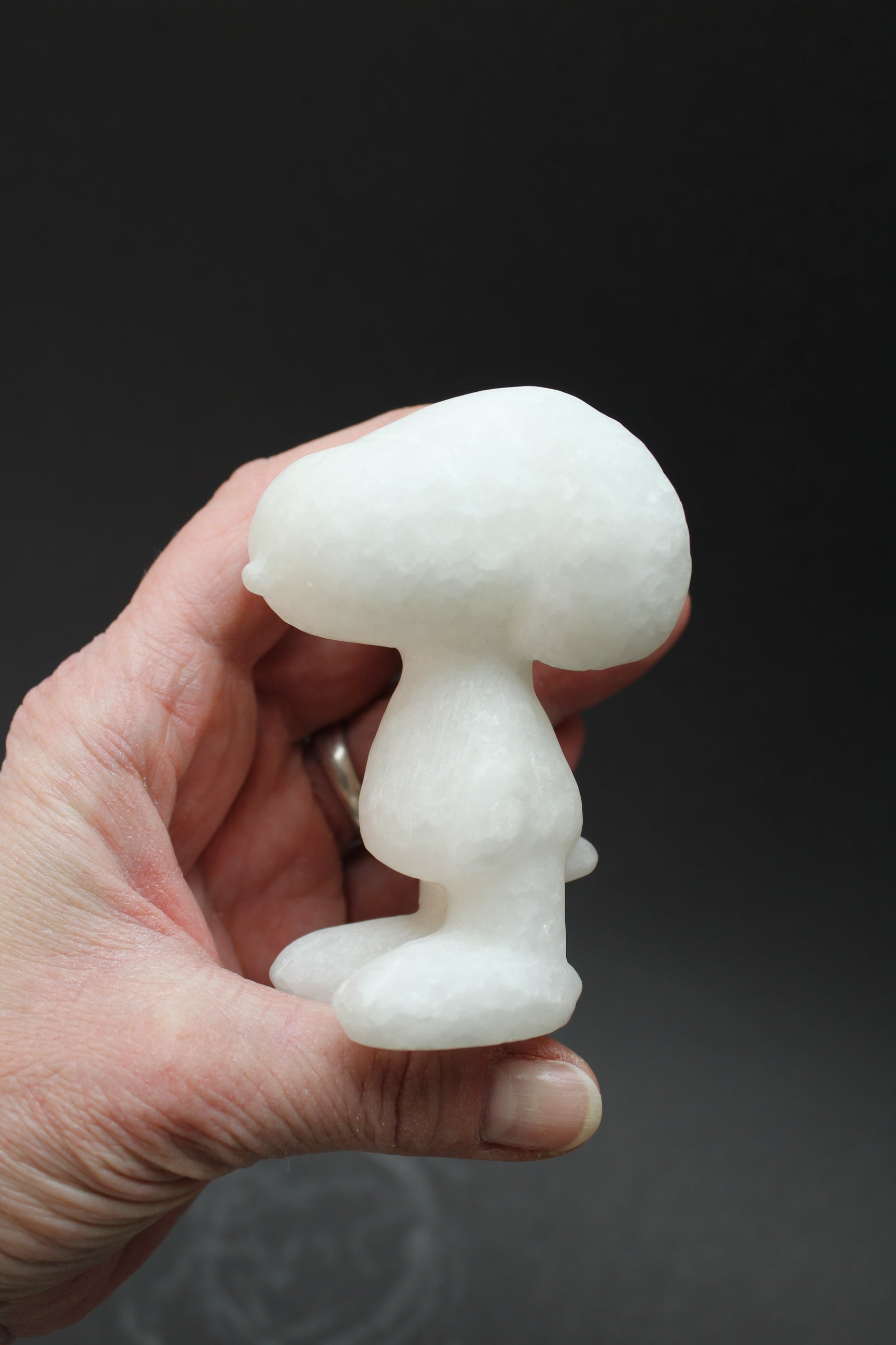 Hvid Jade Hund UNIKA