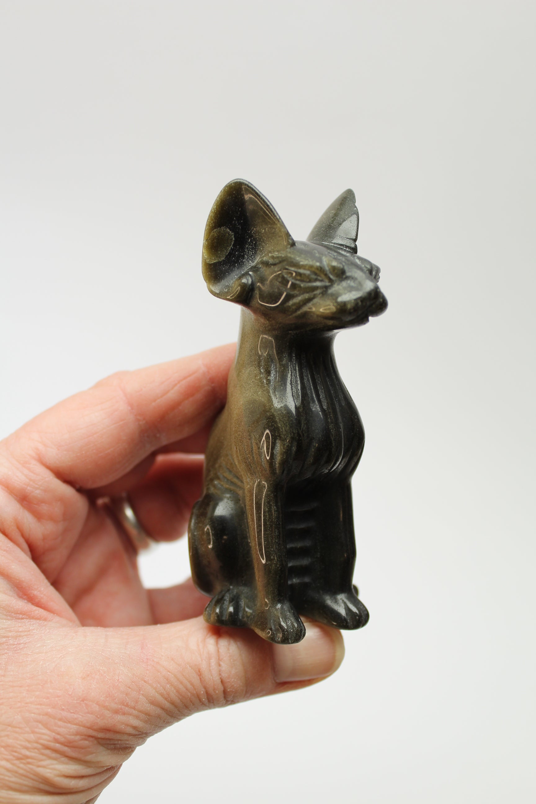 Golden Obsidian Kat UNIKA