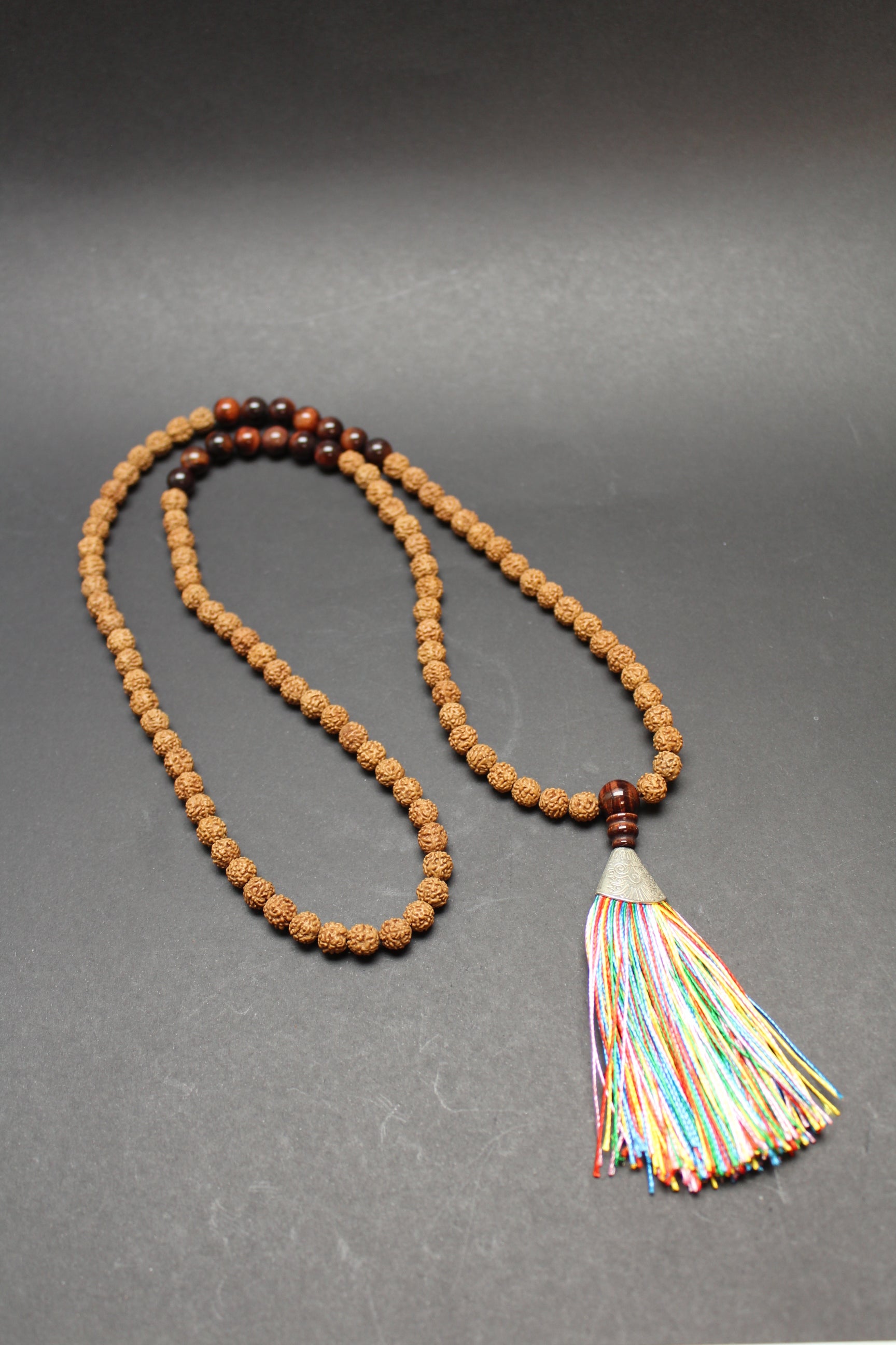 Mala Kæde - Rudraksha/Okseøje - Hara Chakra