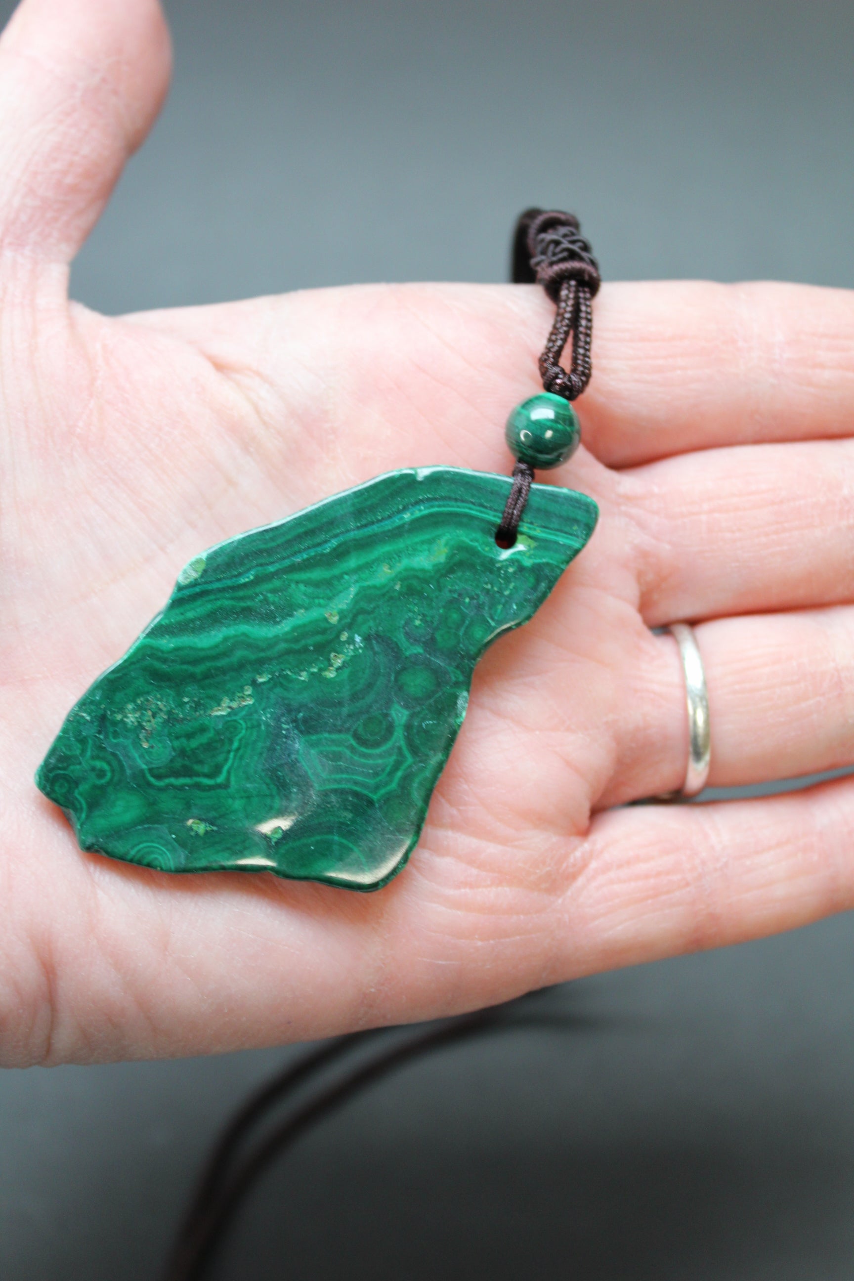 Malakit Halskæde Nr. 1