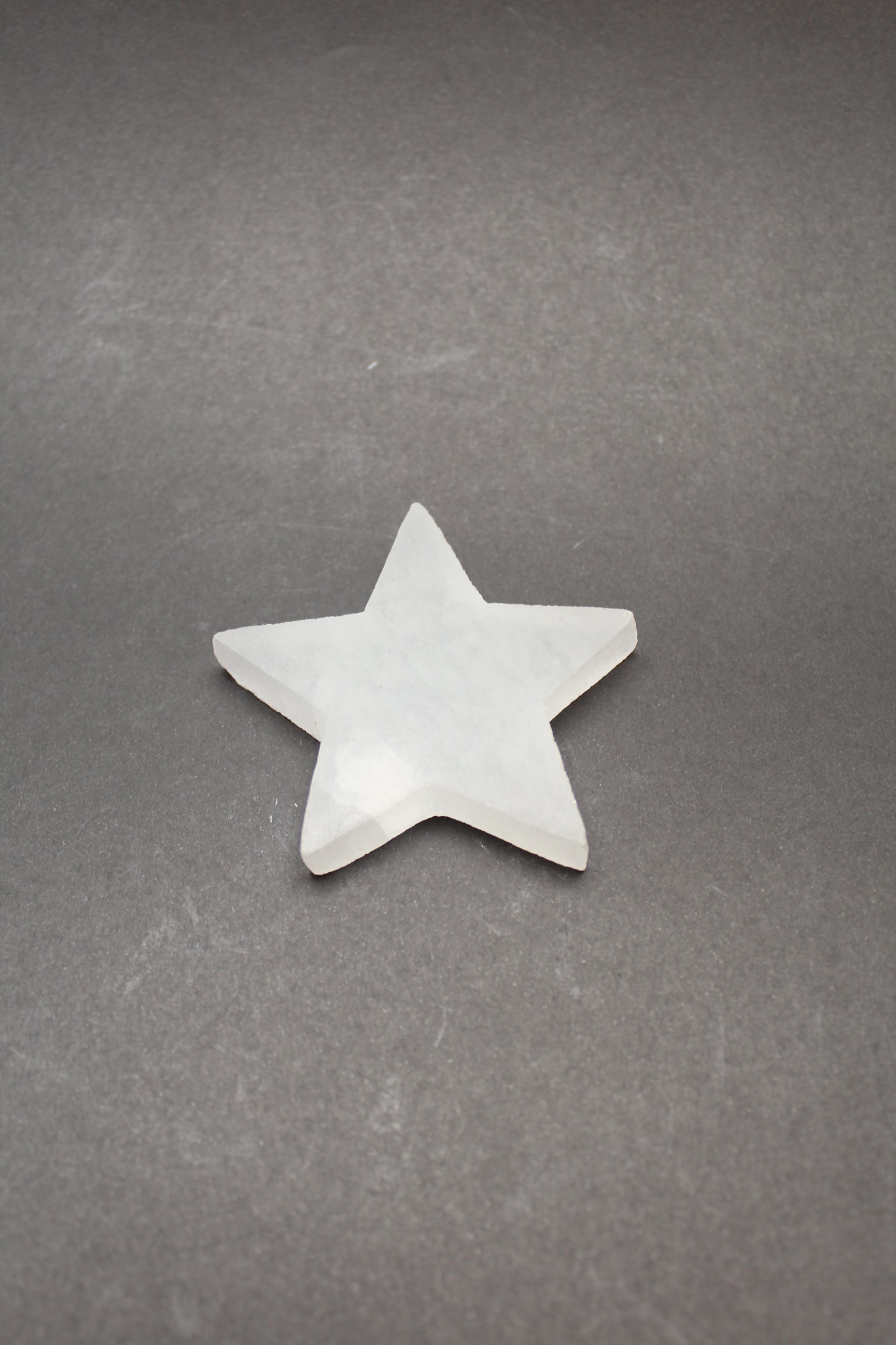 Selenit Stjerne - 6-7cm