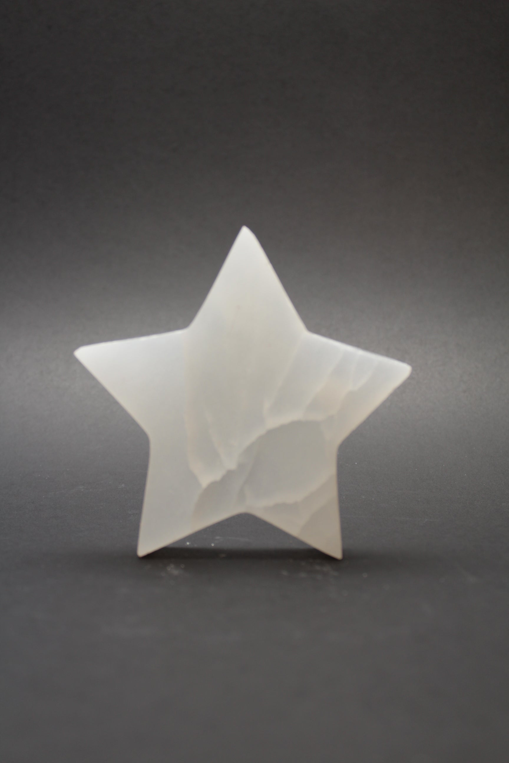 Selenit Stjerne - 9-10cm