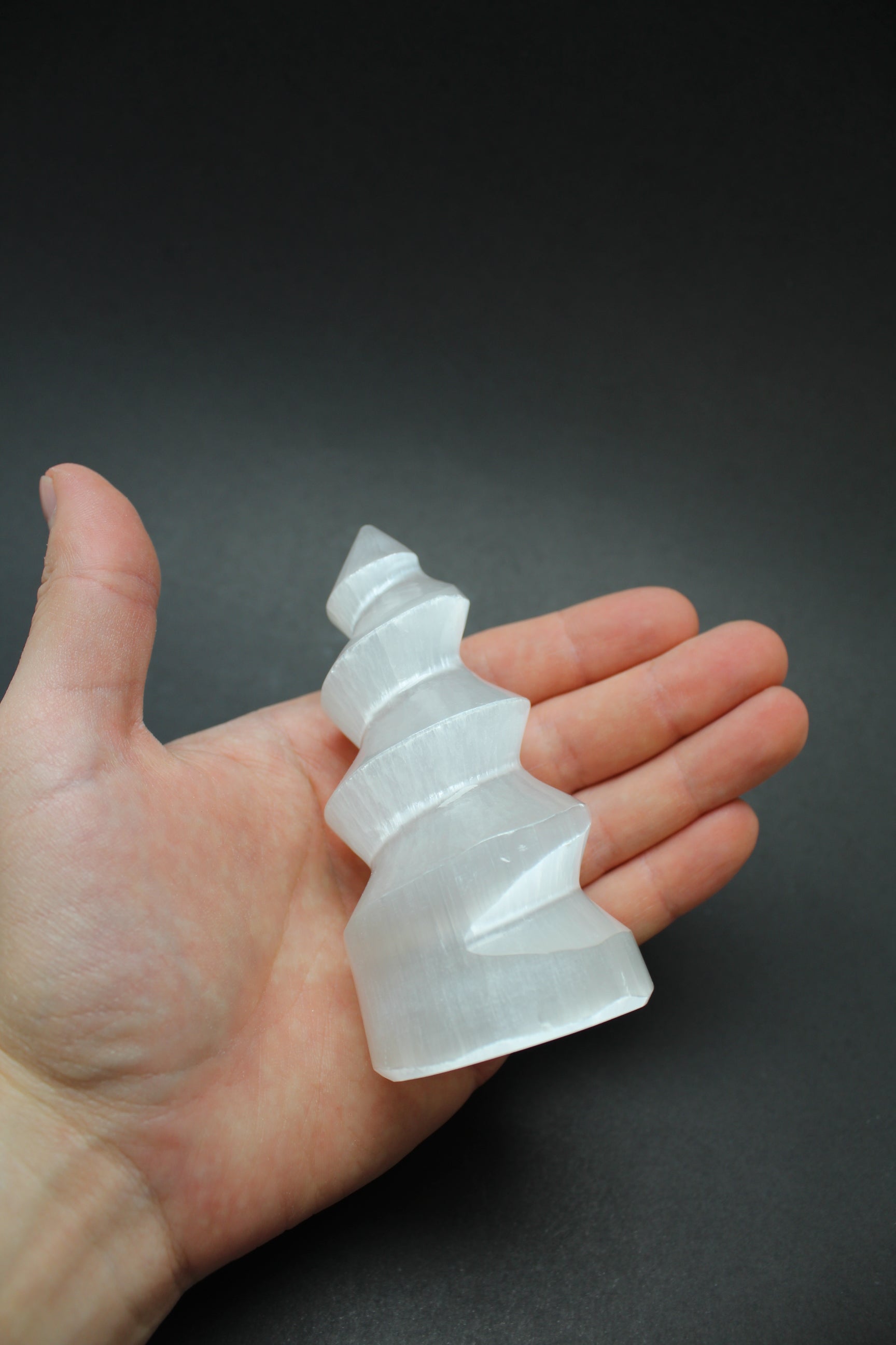 Selenit Spiral - 10-11cm