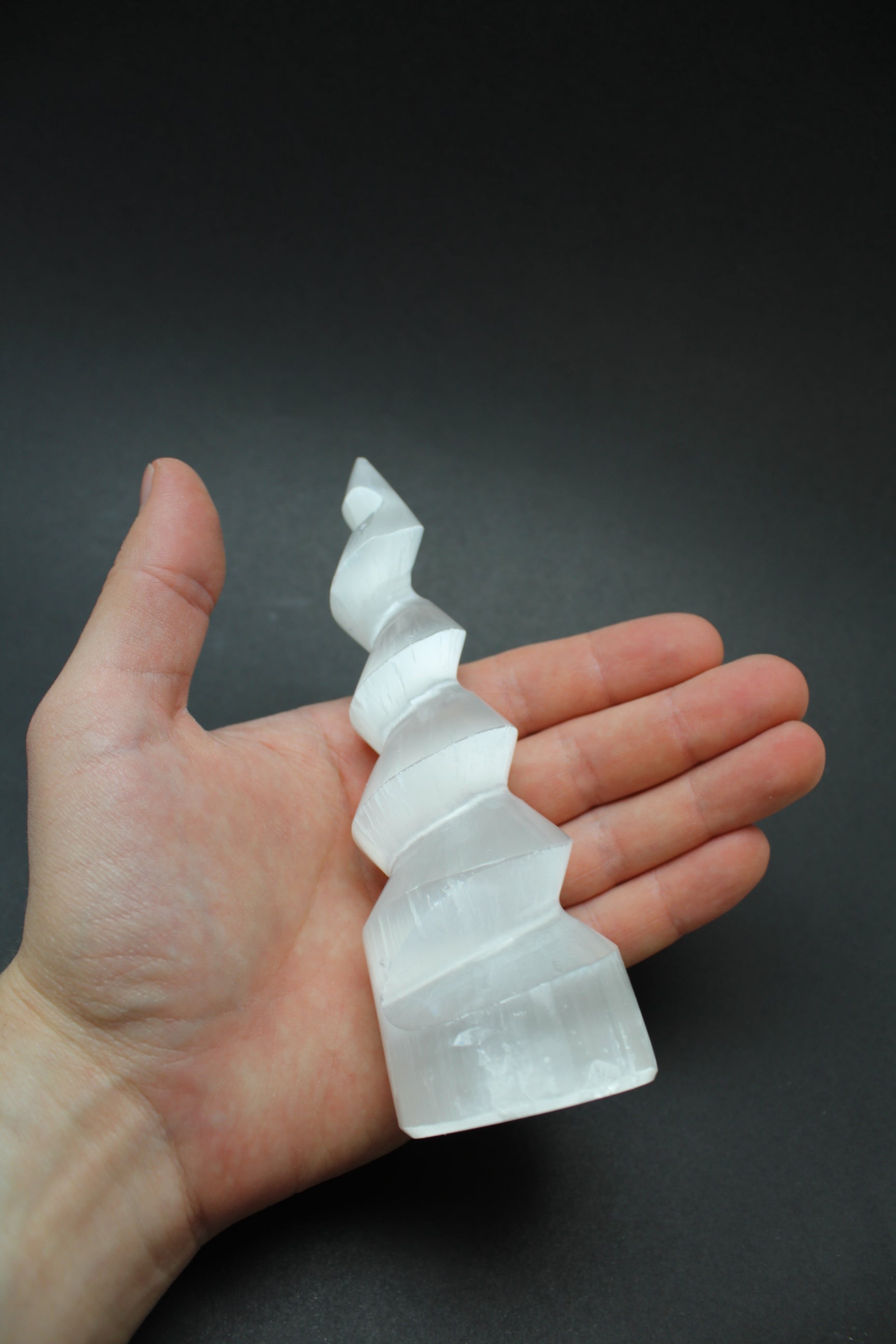 Selenit Spiral - 13-14cm