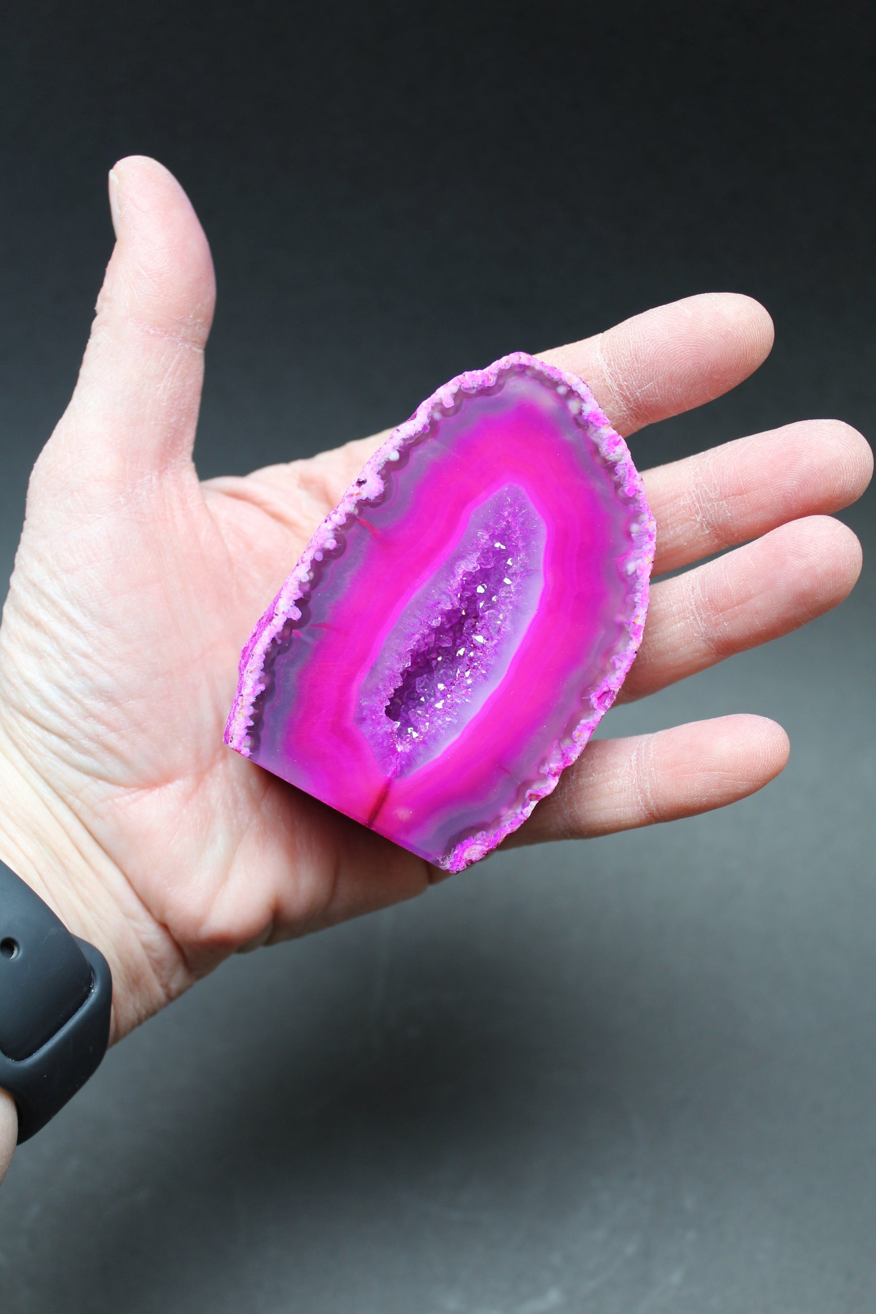 Pink Agat Grotte Nr. 2