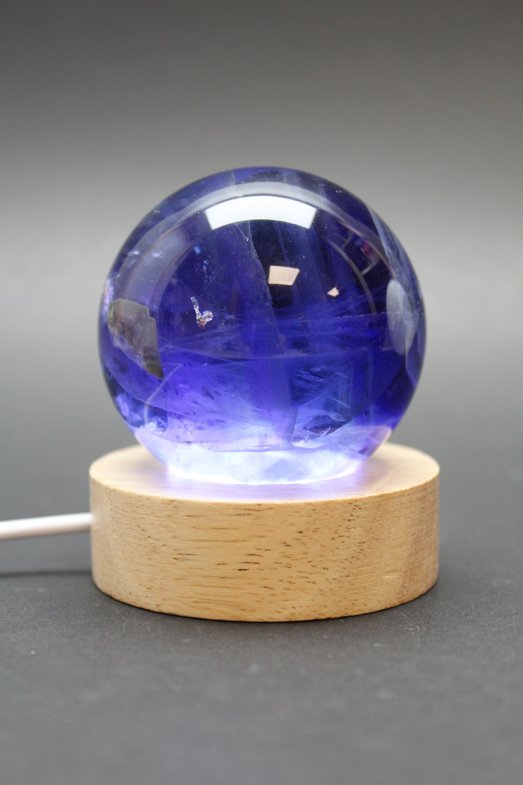 LED Træholder med lys - 6 cm