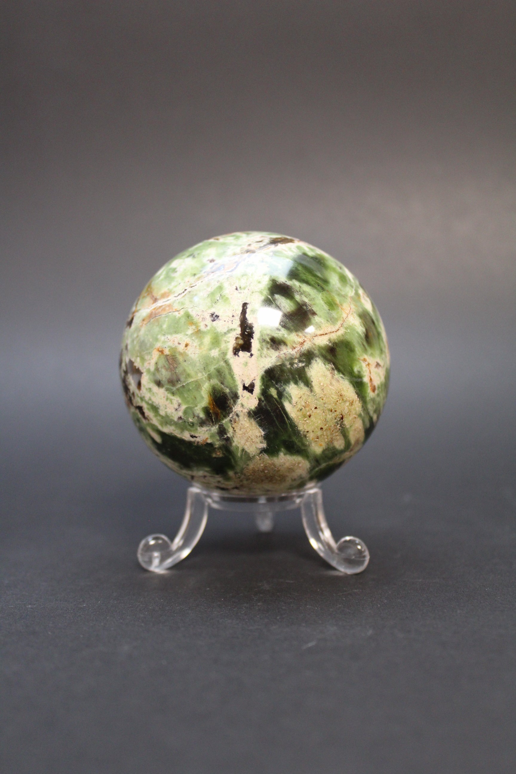 Chrysopras Kugle - Nr. 1