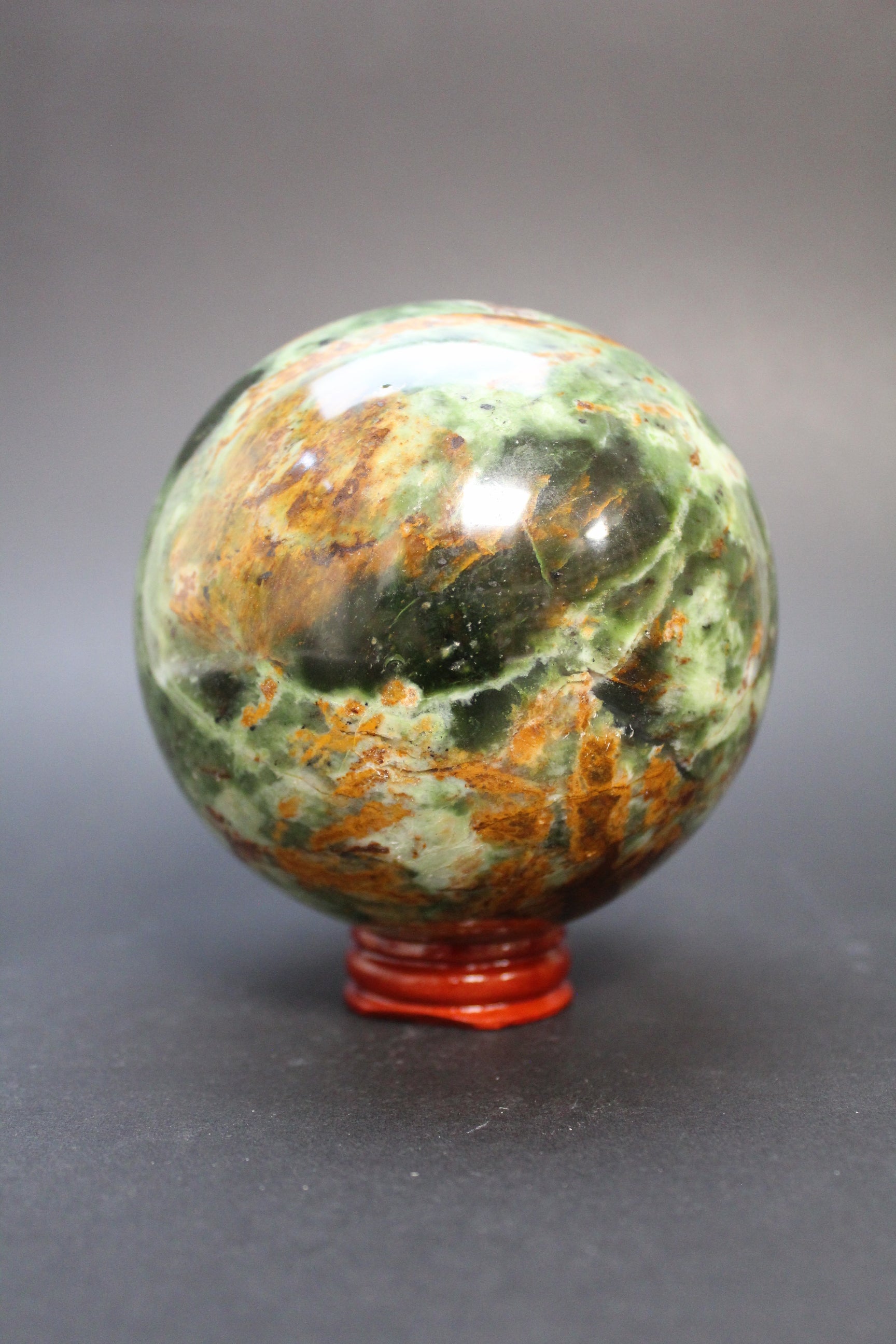 Chrysopras Kugle - Nr. 6