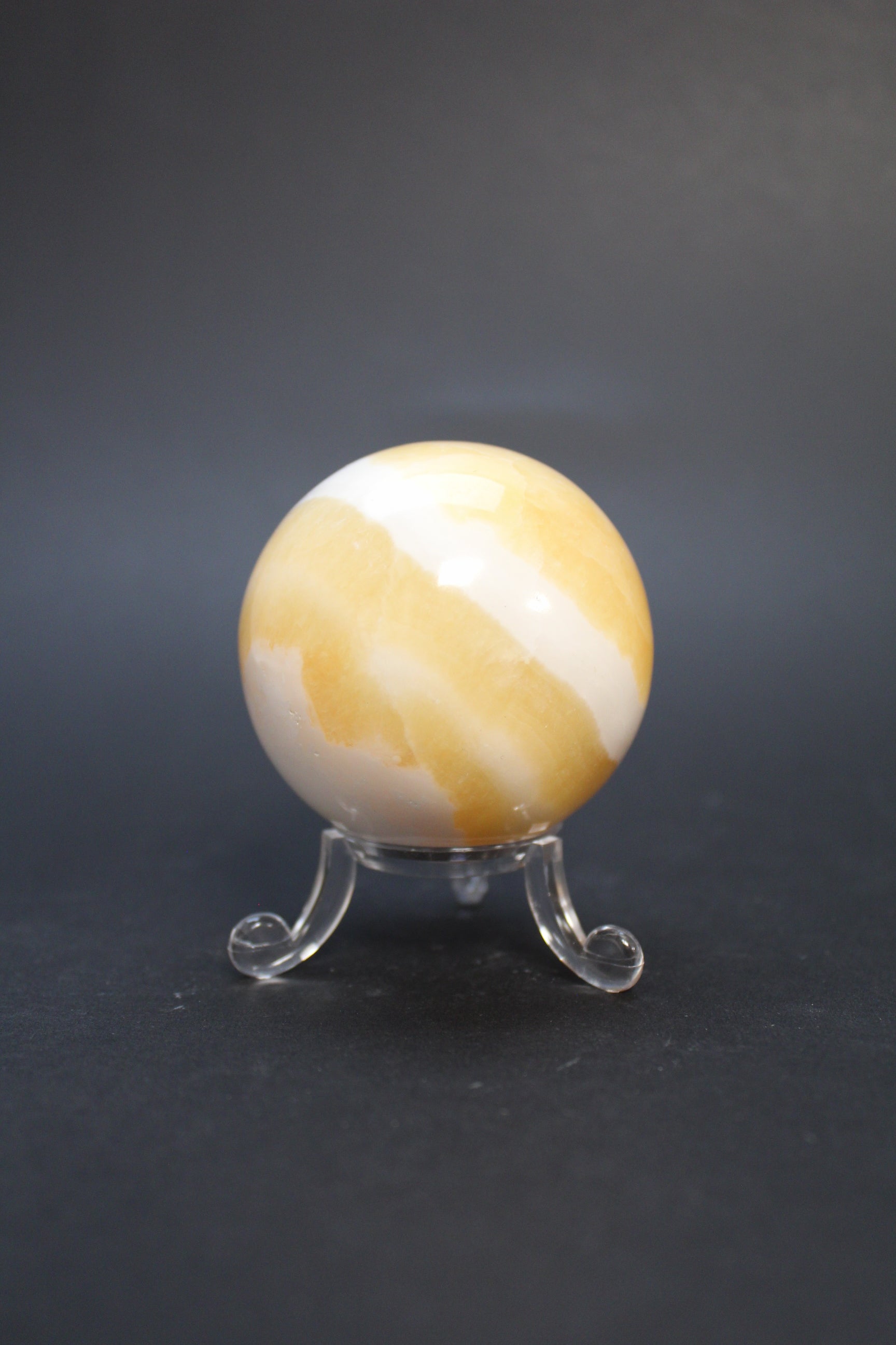 Orange Calcit Kugle - Nr. 2