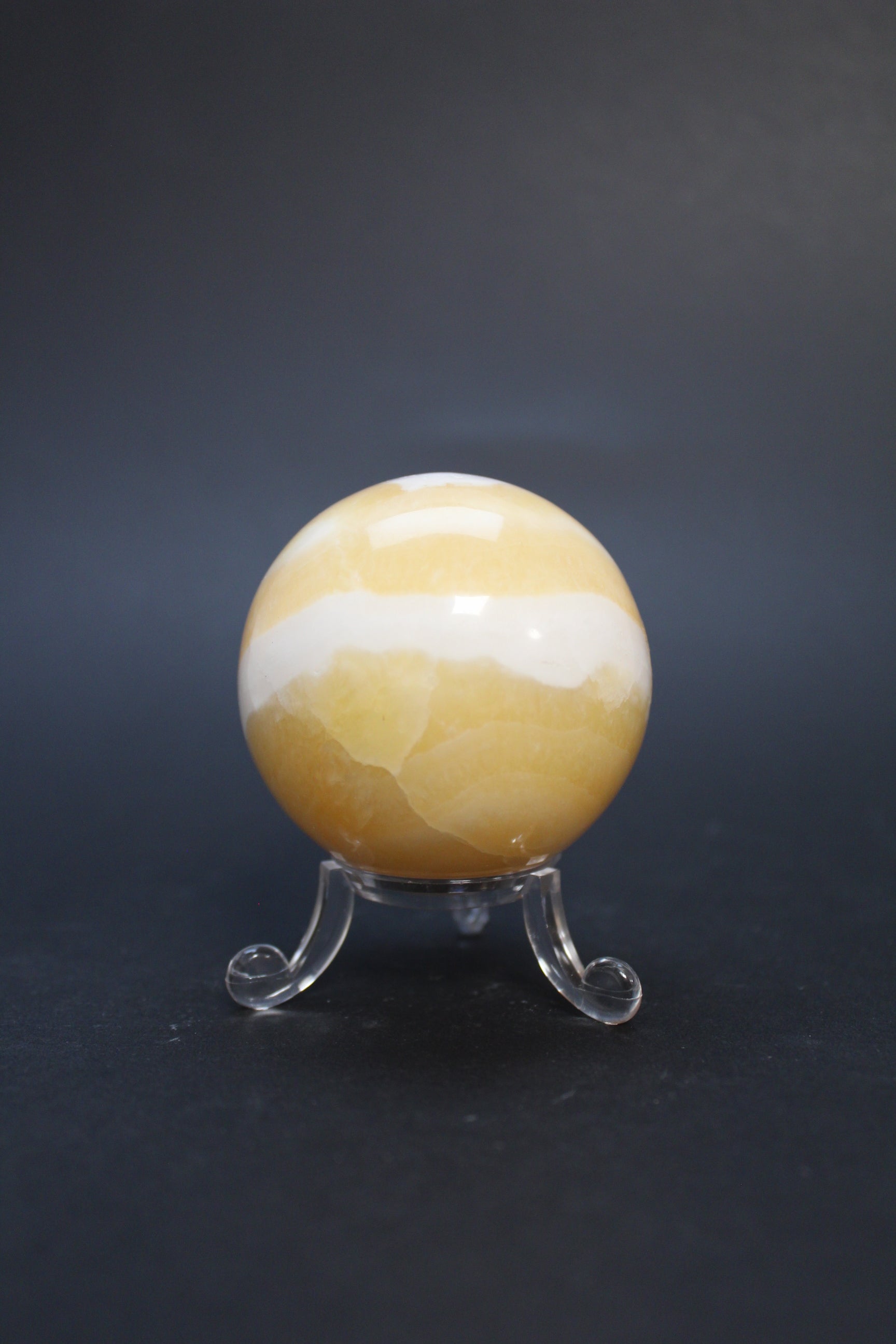 Orange Calcit Kugle - Nr. 2