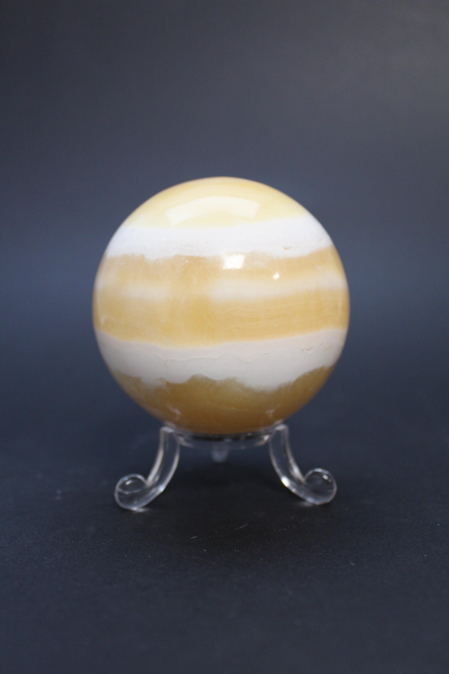 Orange Calcit Kugle - Nr. 3