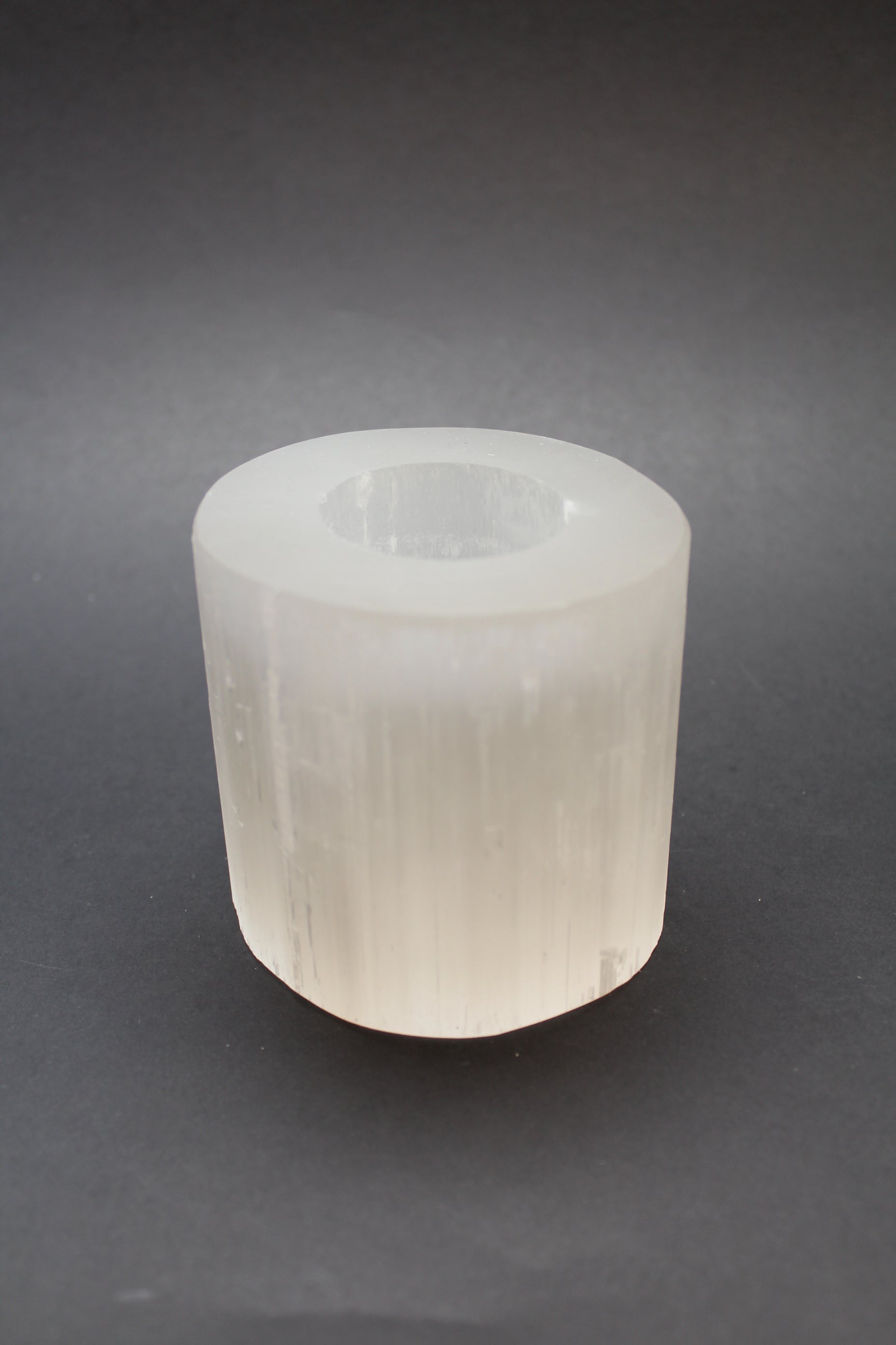 Selenit Fyrfadsstage - 8cm