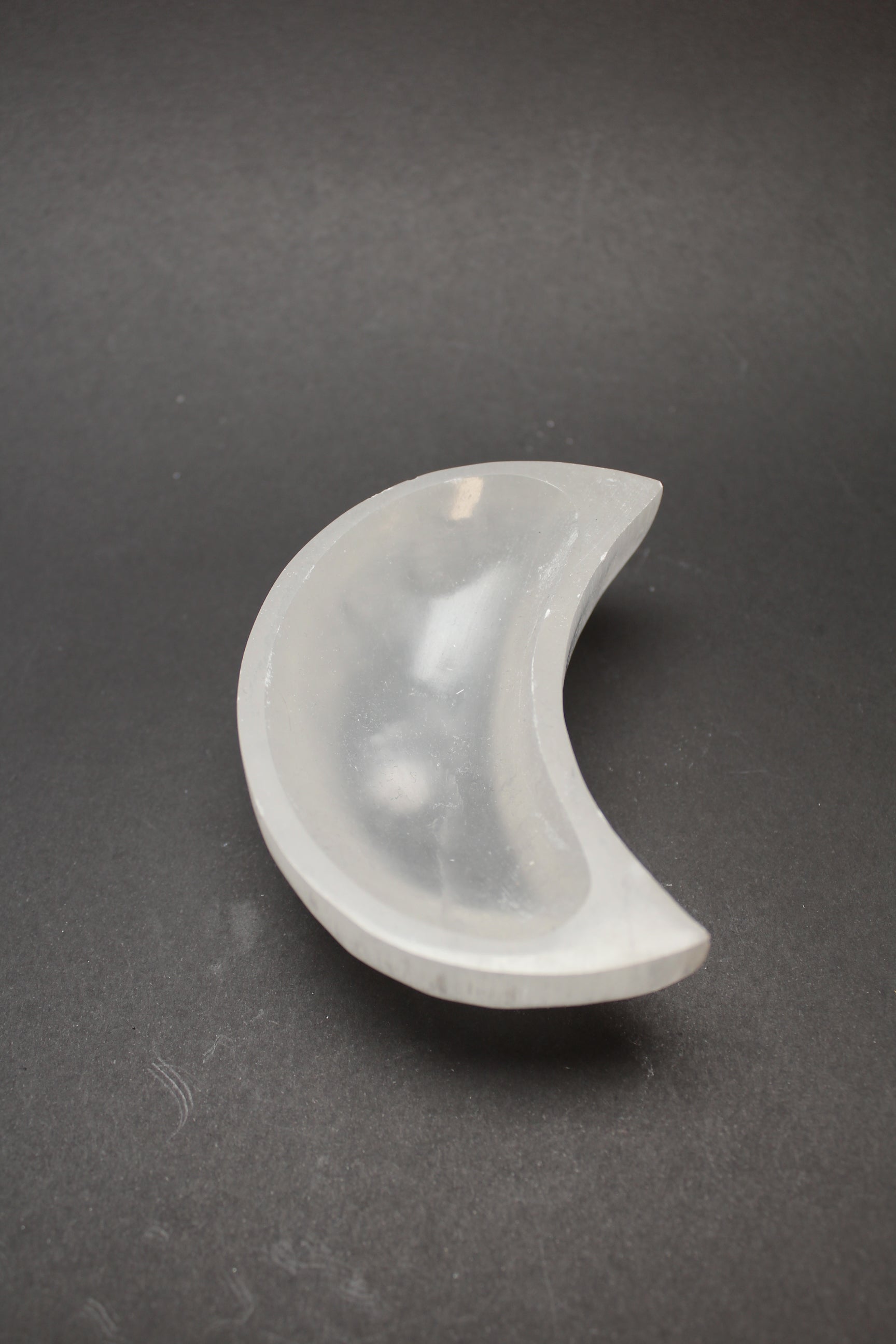 Selenit skål - Hjerte - 8-9cm