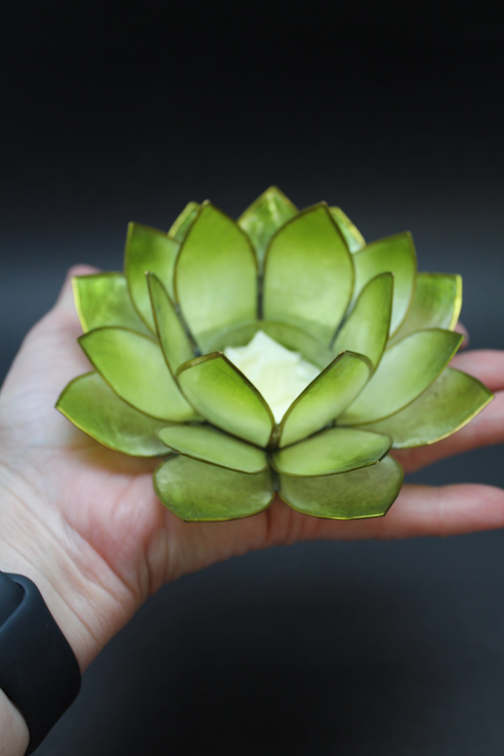 Lotus Fyrfadsstage
