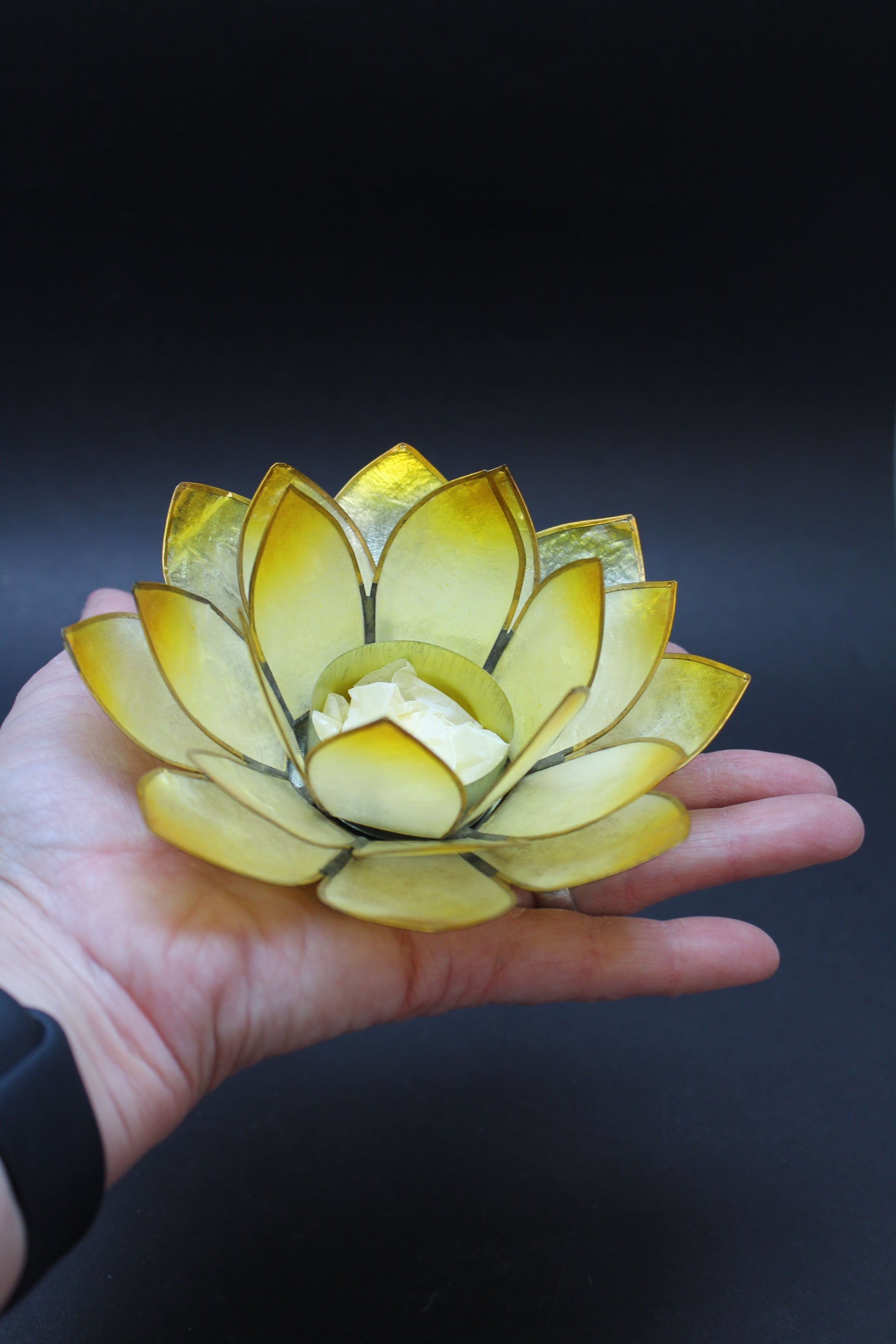 Lotus Fyrfadsstage