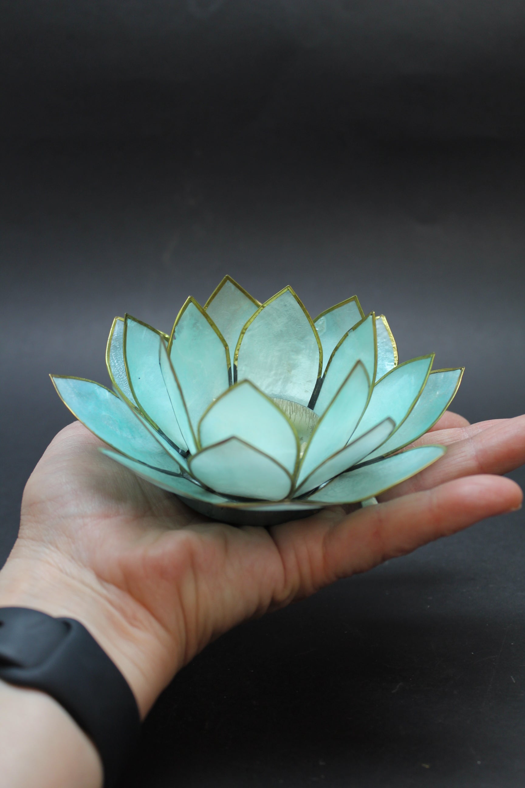 Lotus Fyrfadsstage