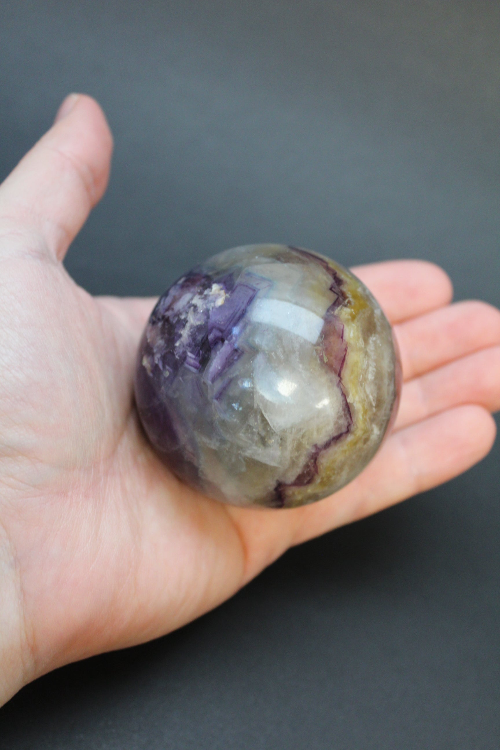 Fluorit Kugle - Nr. 3