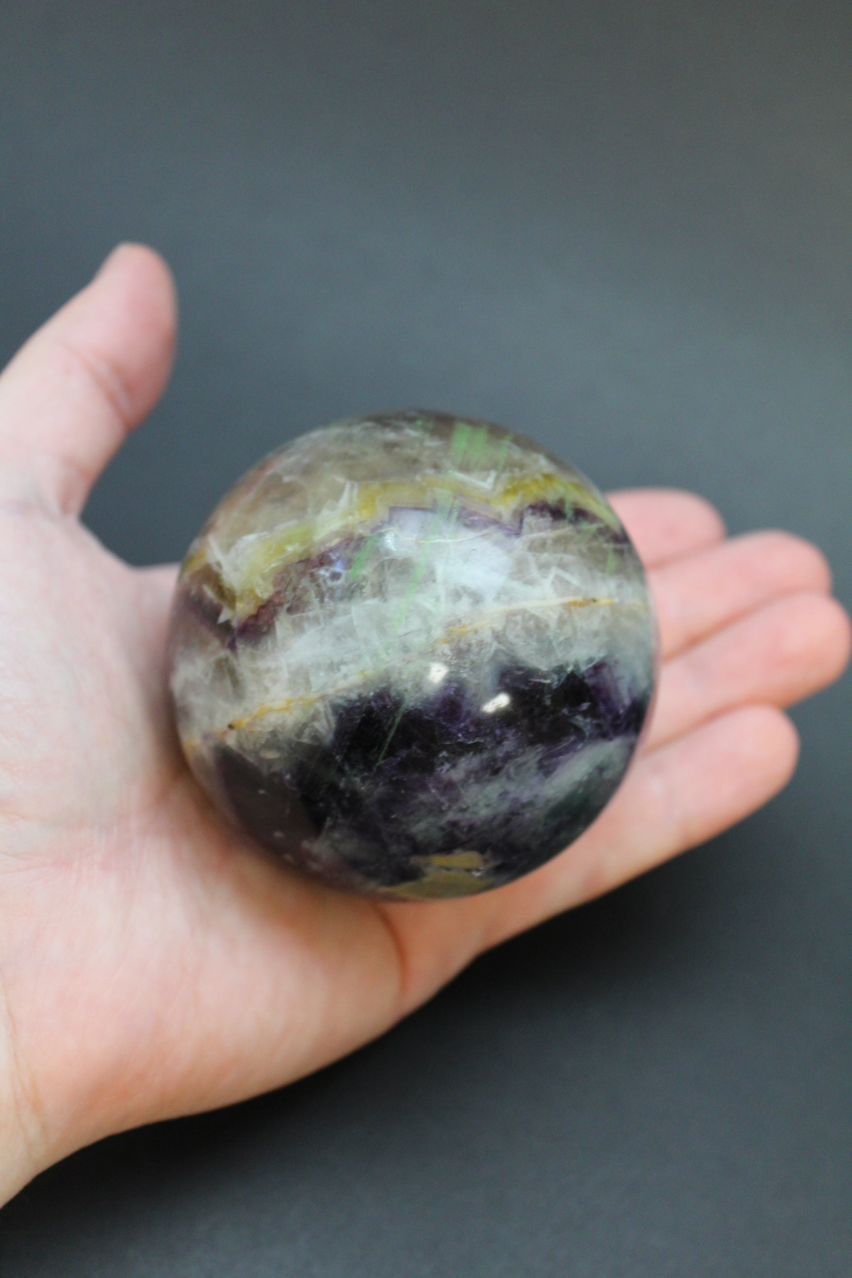 Fluorit Kugle - Nr. 4
