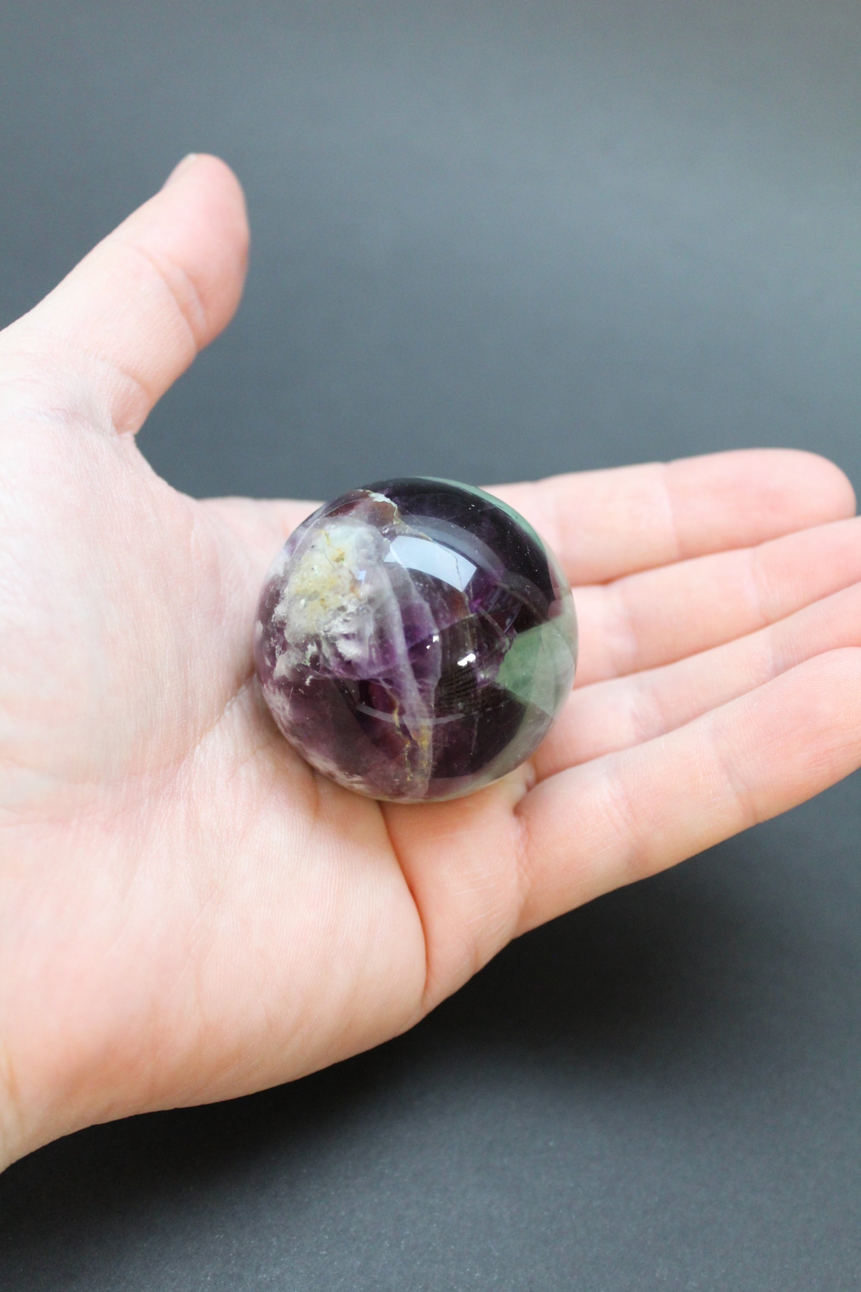Fluorit Kugle - Nr. 5