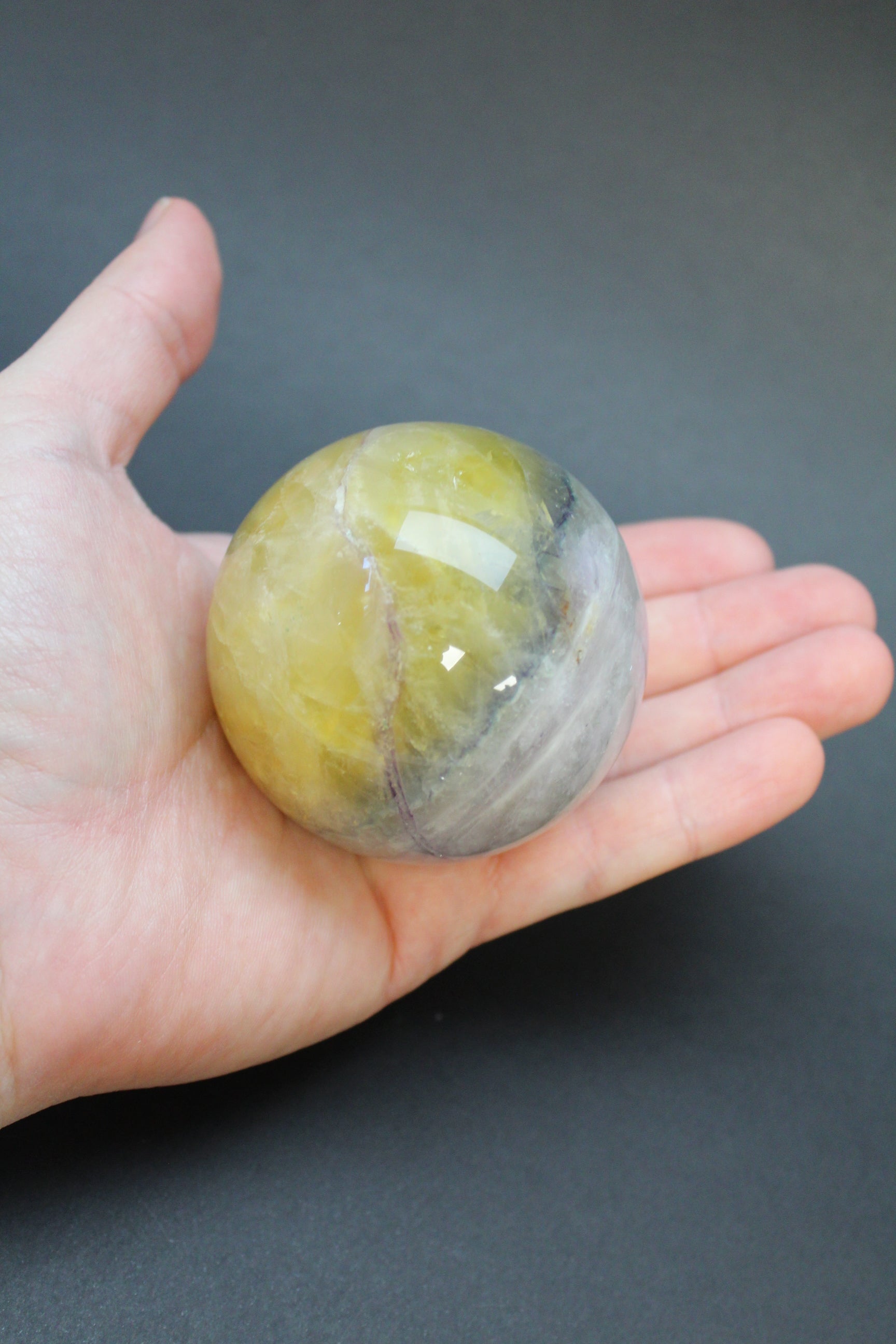 Fluorit Kugle - Nr. 8