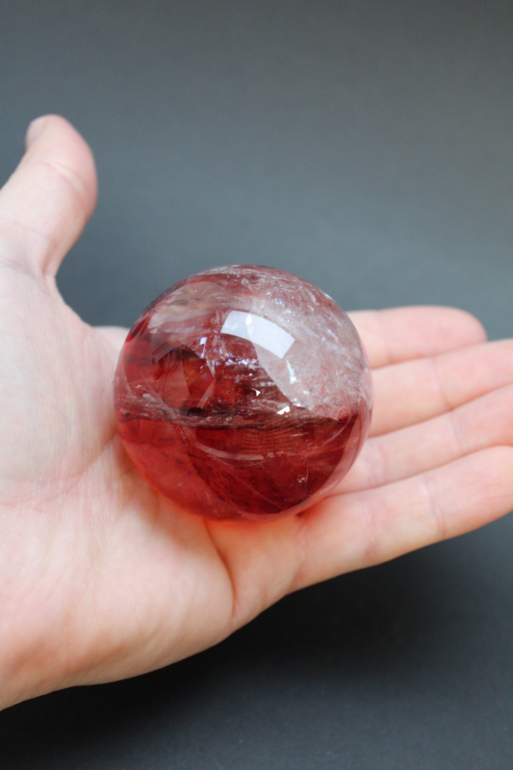 Hæmatit Kvarts Kugle - Nr. 2