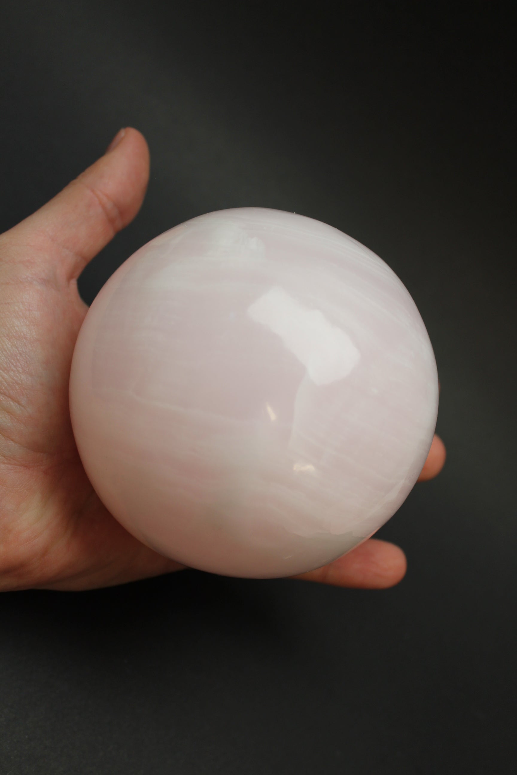 Mangano Calcit Kugle - 1.5kg (Nr. 1)