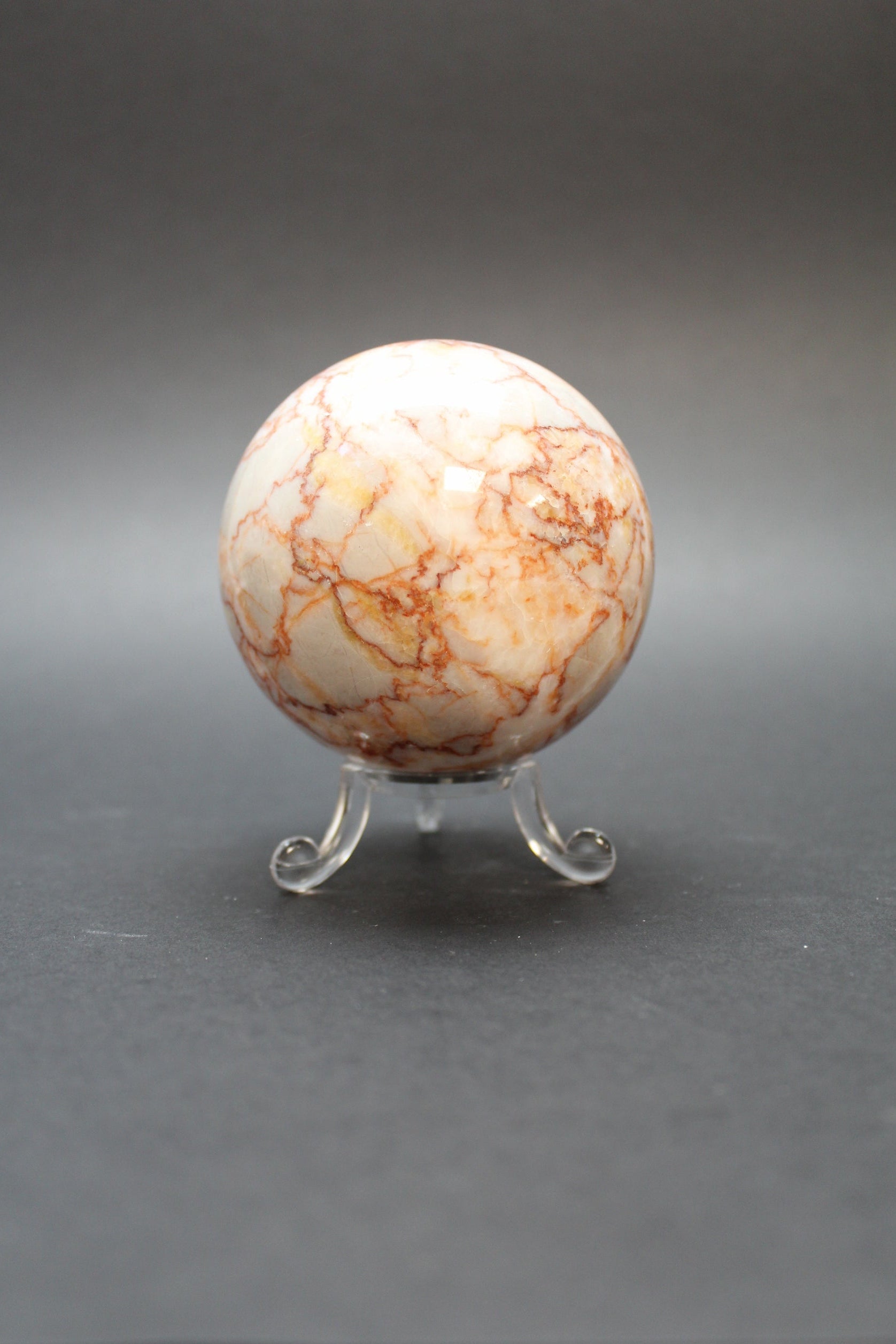 Red Marble Kugle - Nr. 2