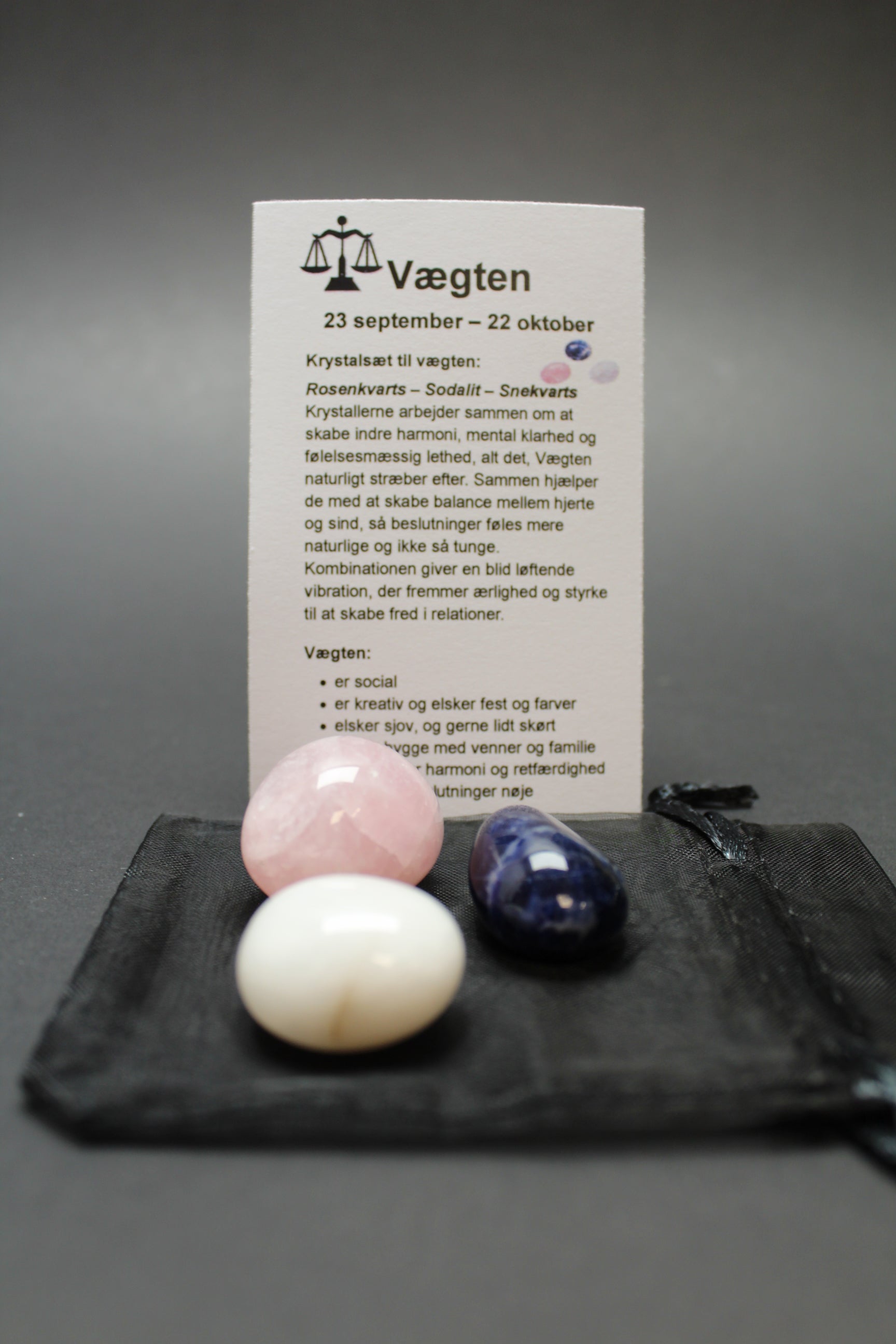 Stjernetegns Krystalsæt - Vægten