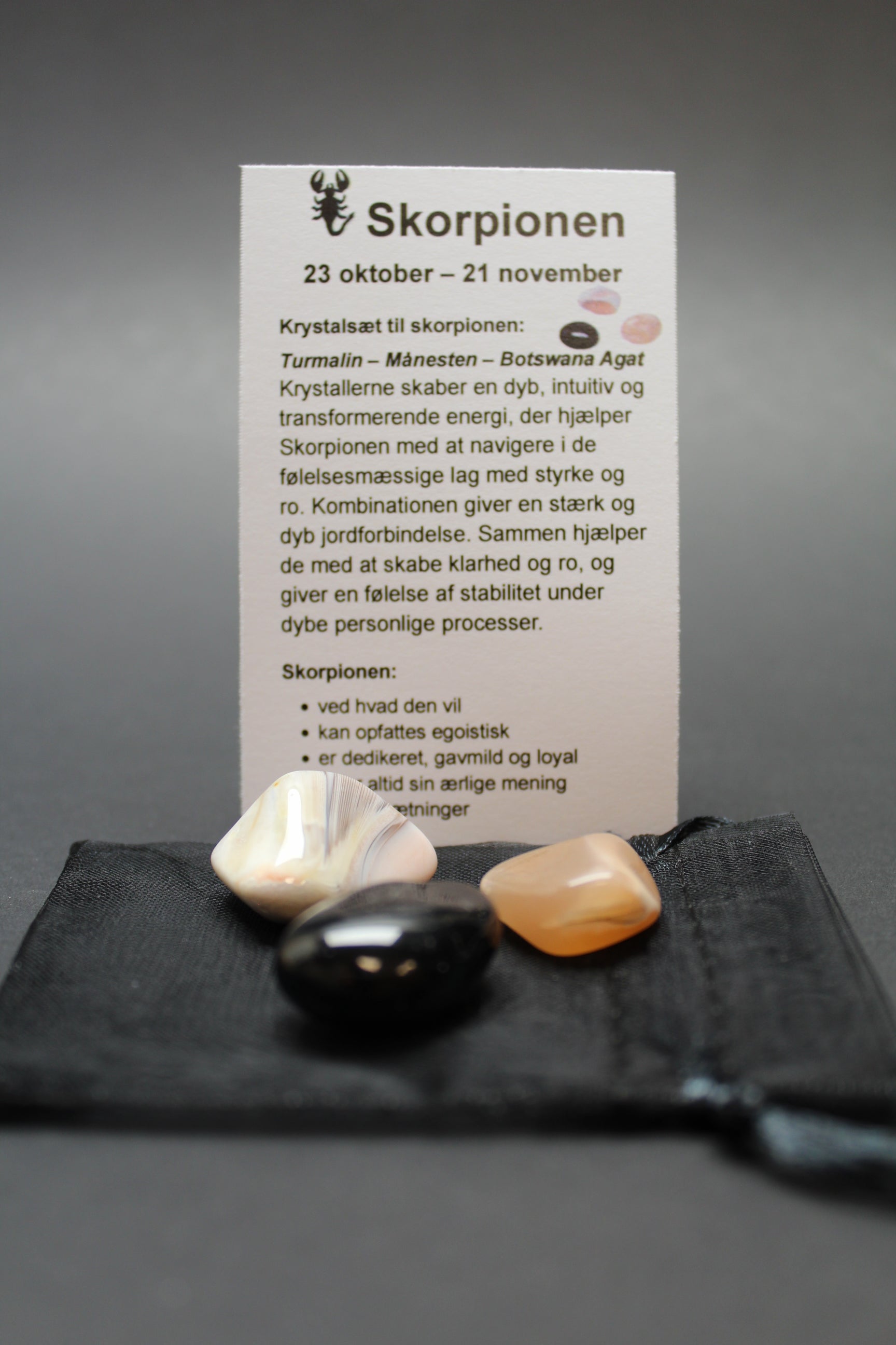 Stjernetegns Krystalsæt - Skorpionen