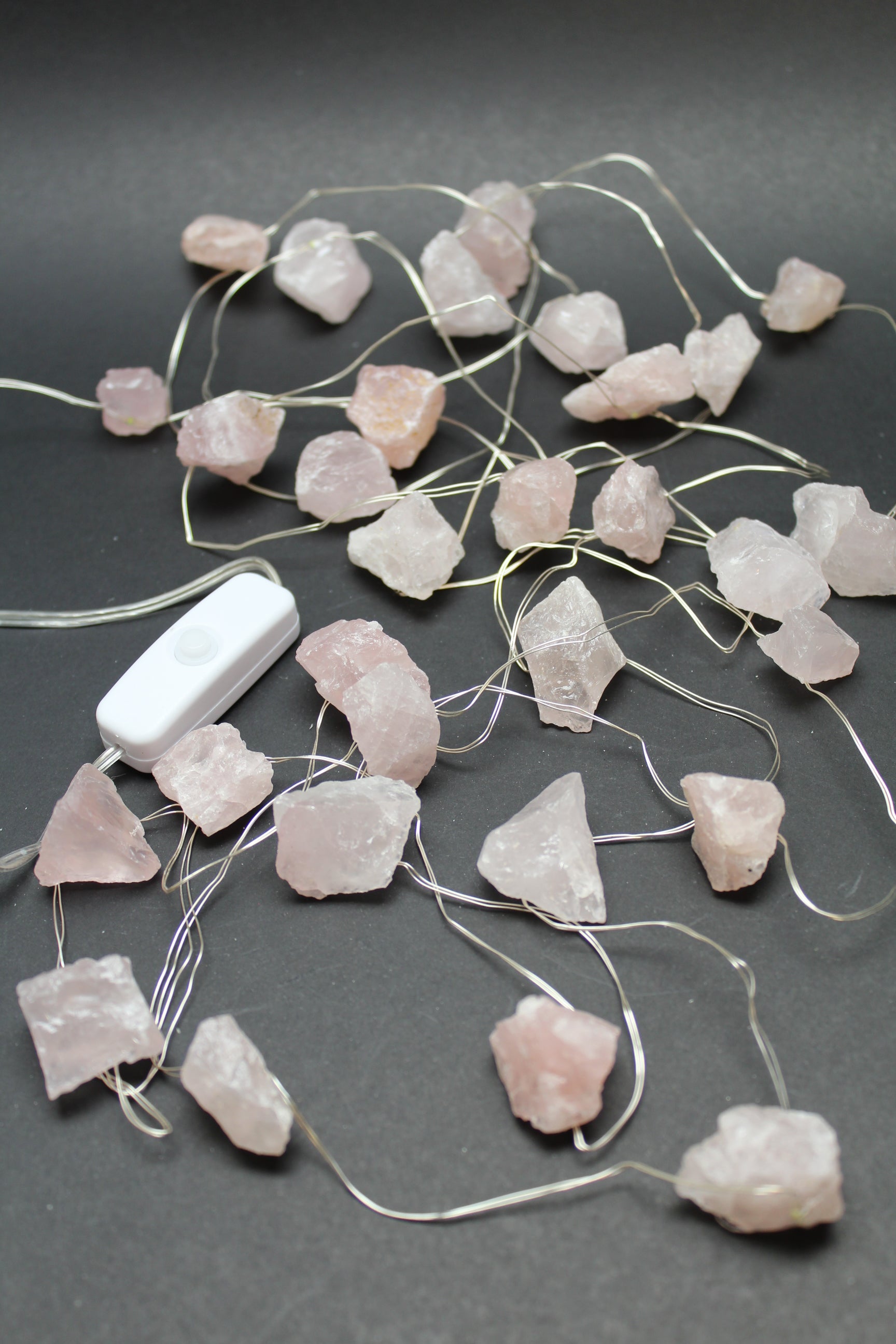 Rosakvarts Lyskæde
