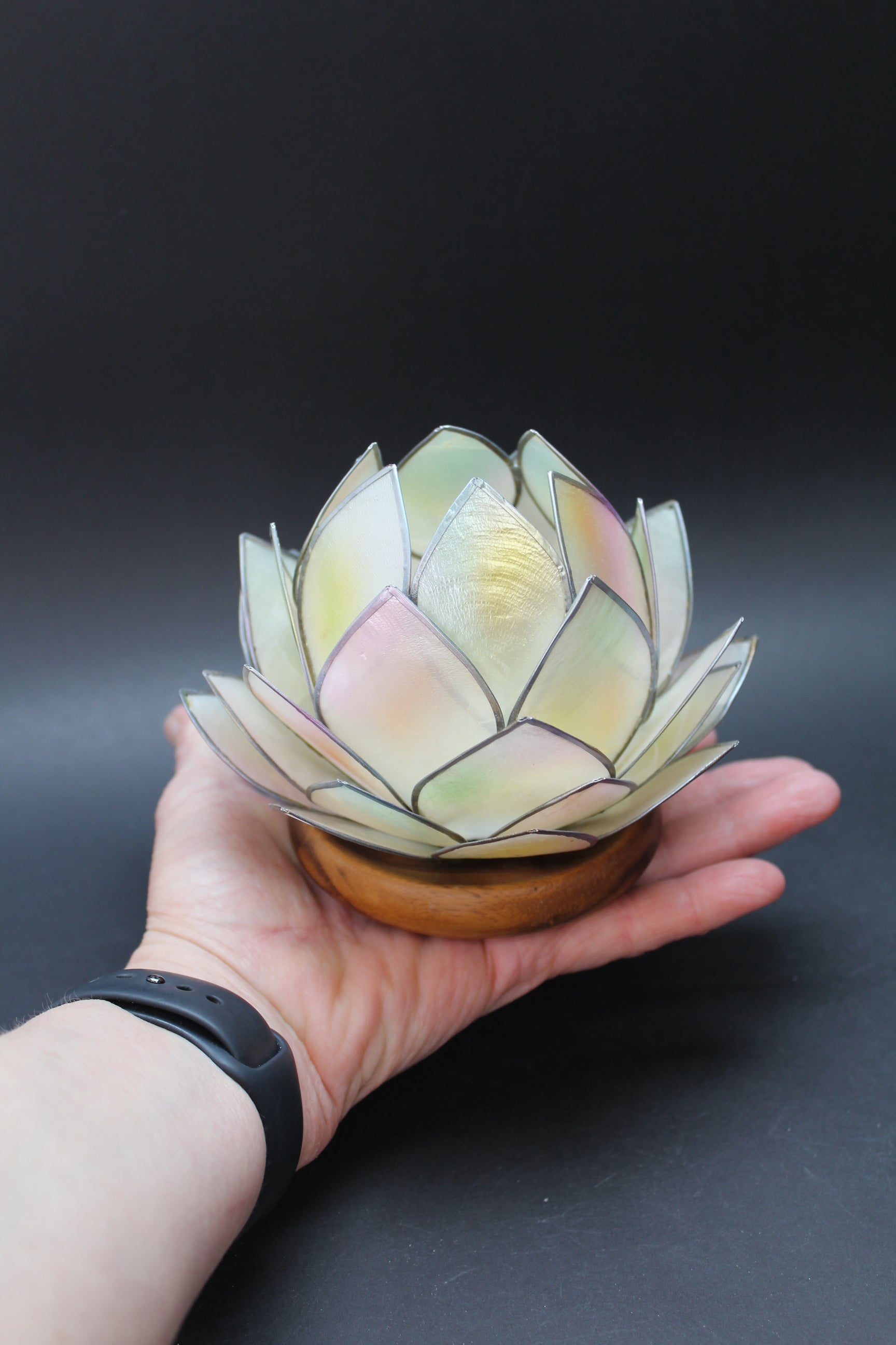 Lotus Fyrfadsstager Wood