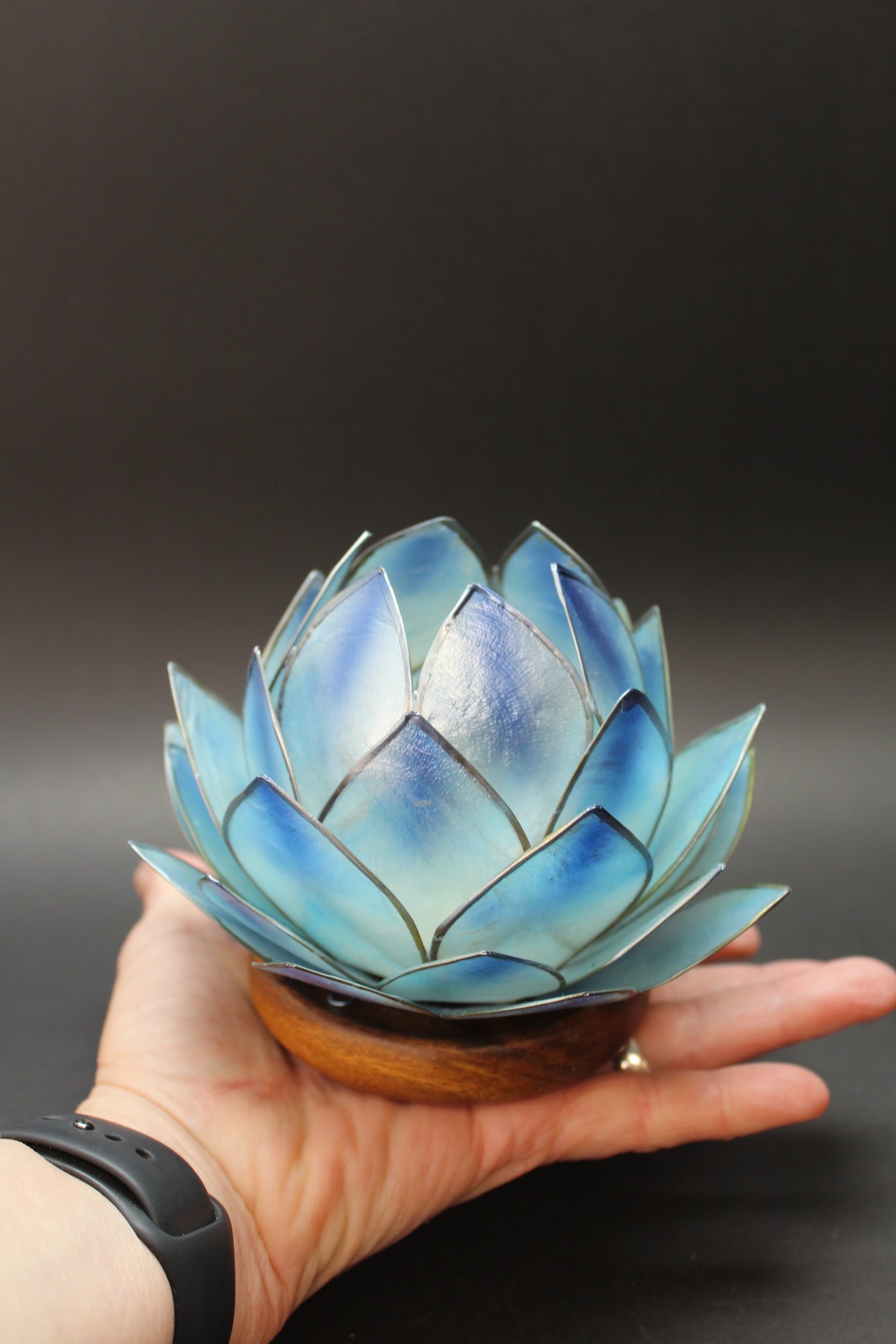 Lotus Fyrfadsstager Wood