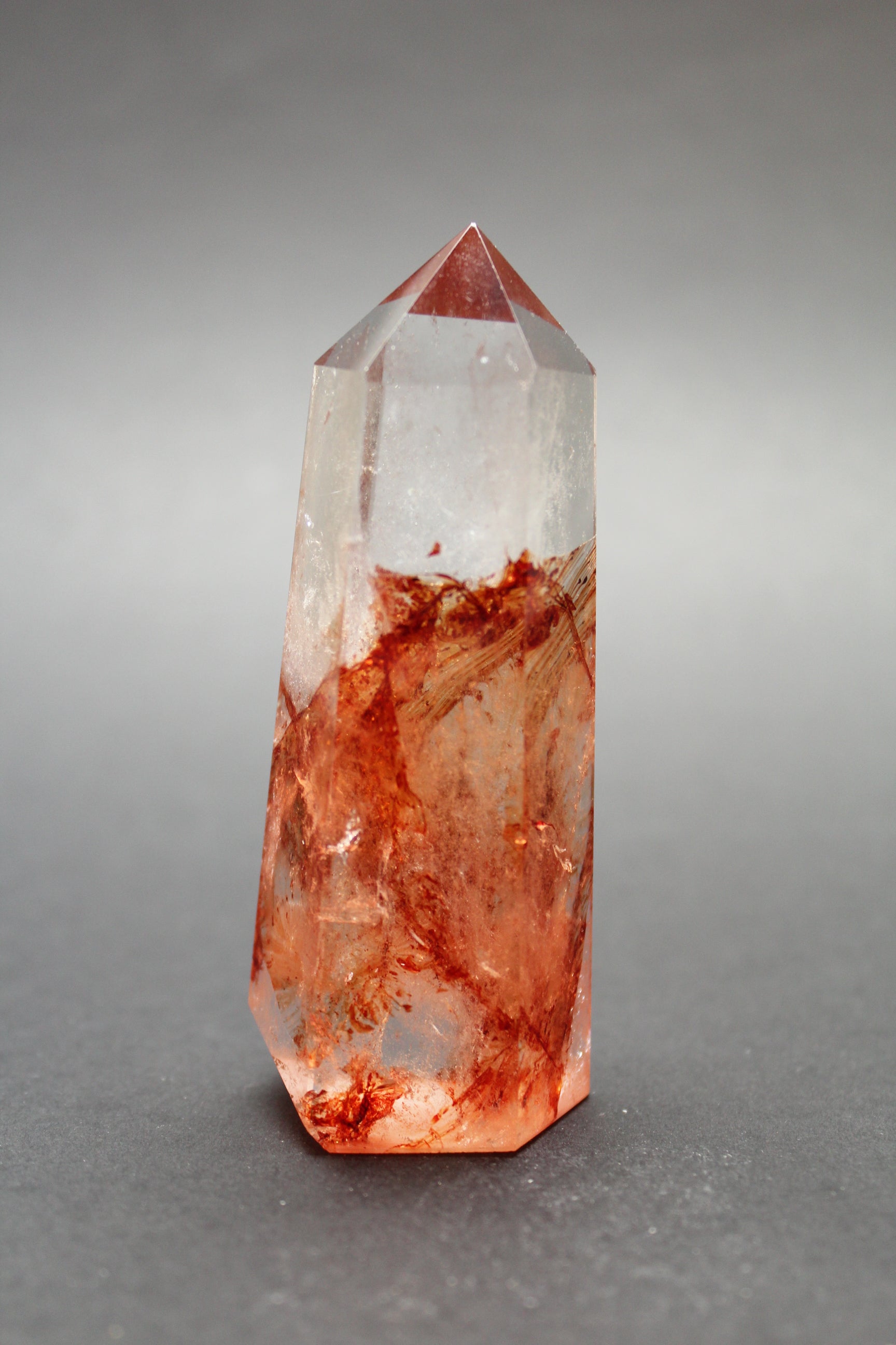 Hæmatit Kvarts Tårn - 6.5cm (Nr. 1)