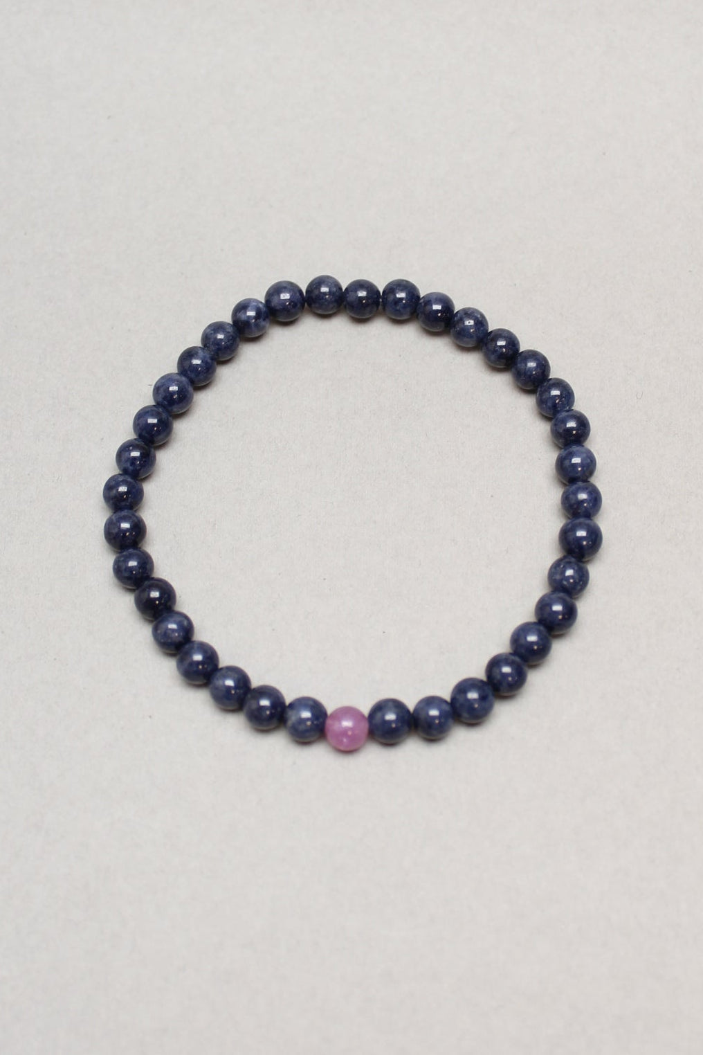 Safir/Rubin Armbånd 5-6 mm