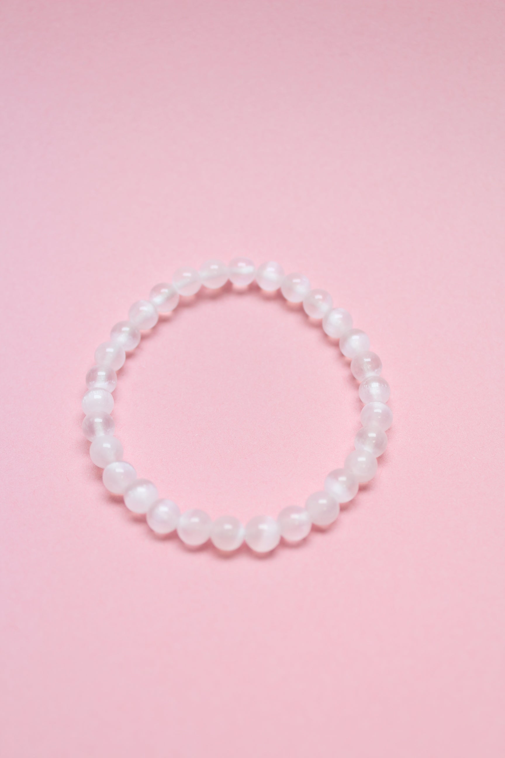 Selenit Armbånd 6 mm