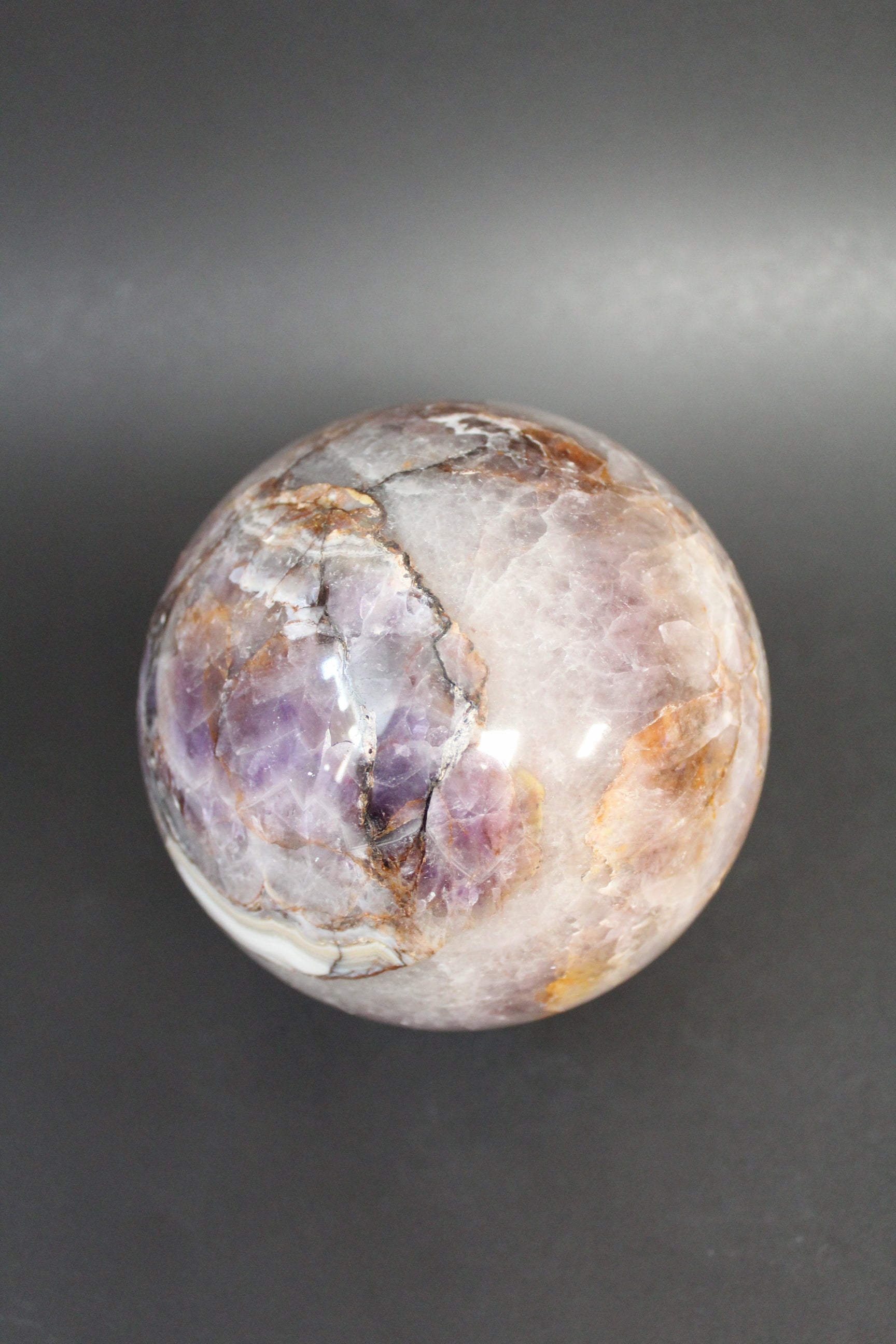 Ametyst Agat Kugle 2 kg