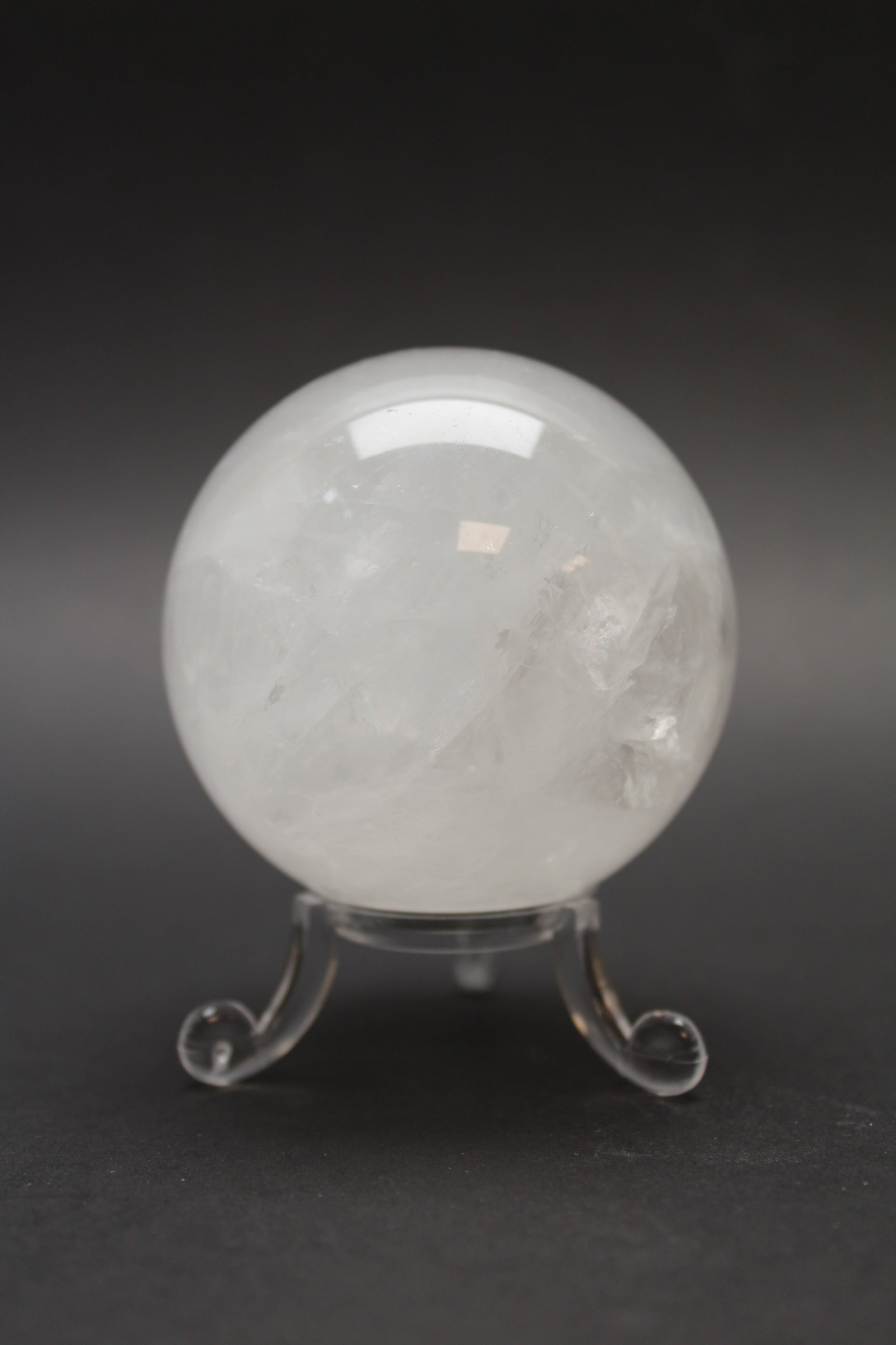 Bjergkrystal Kugle - 6cm - 320g (Nr. 4)