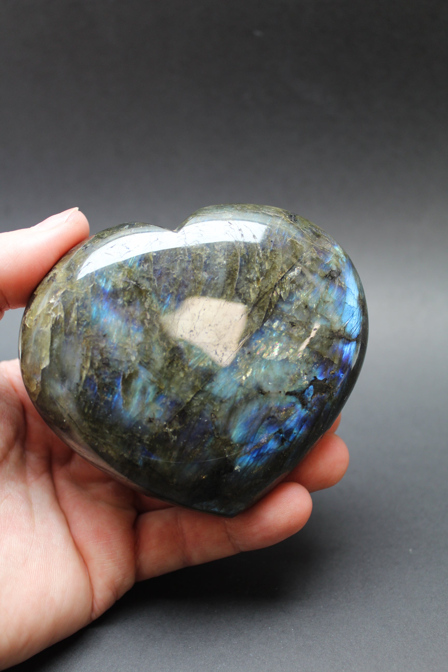 Labradorit Hjerte - 490g