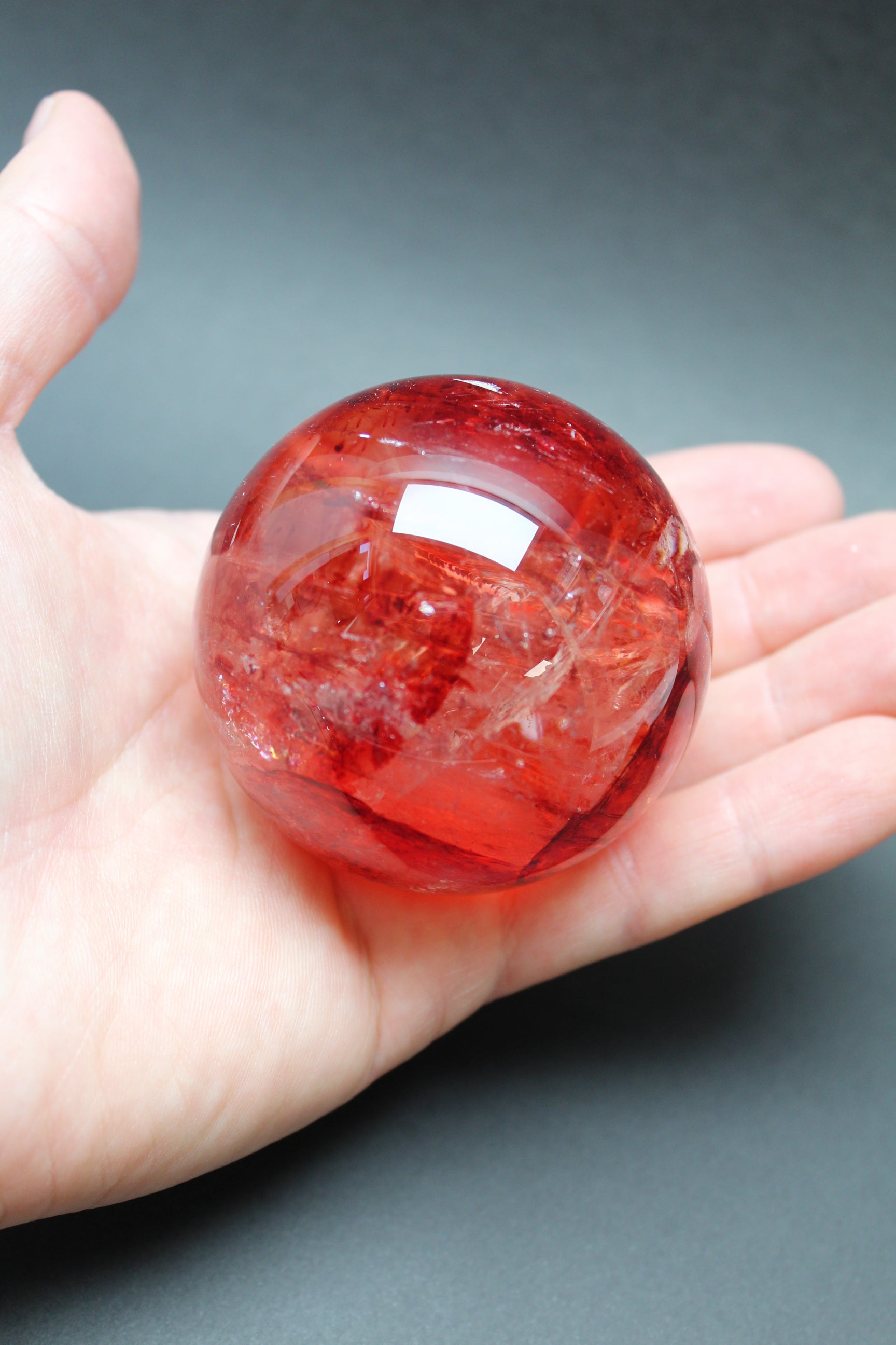 Hæmatit Kvarts Kugle - Nr. 10