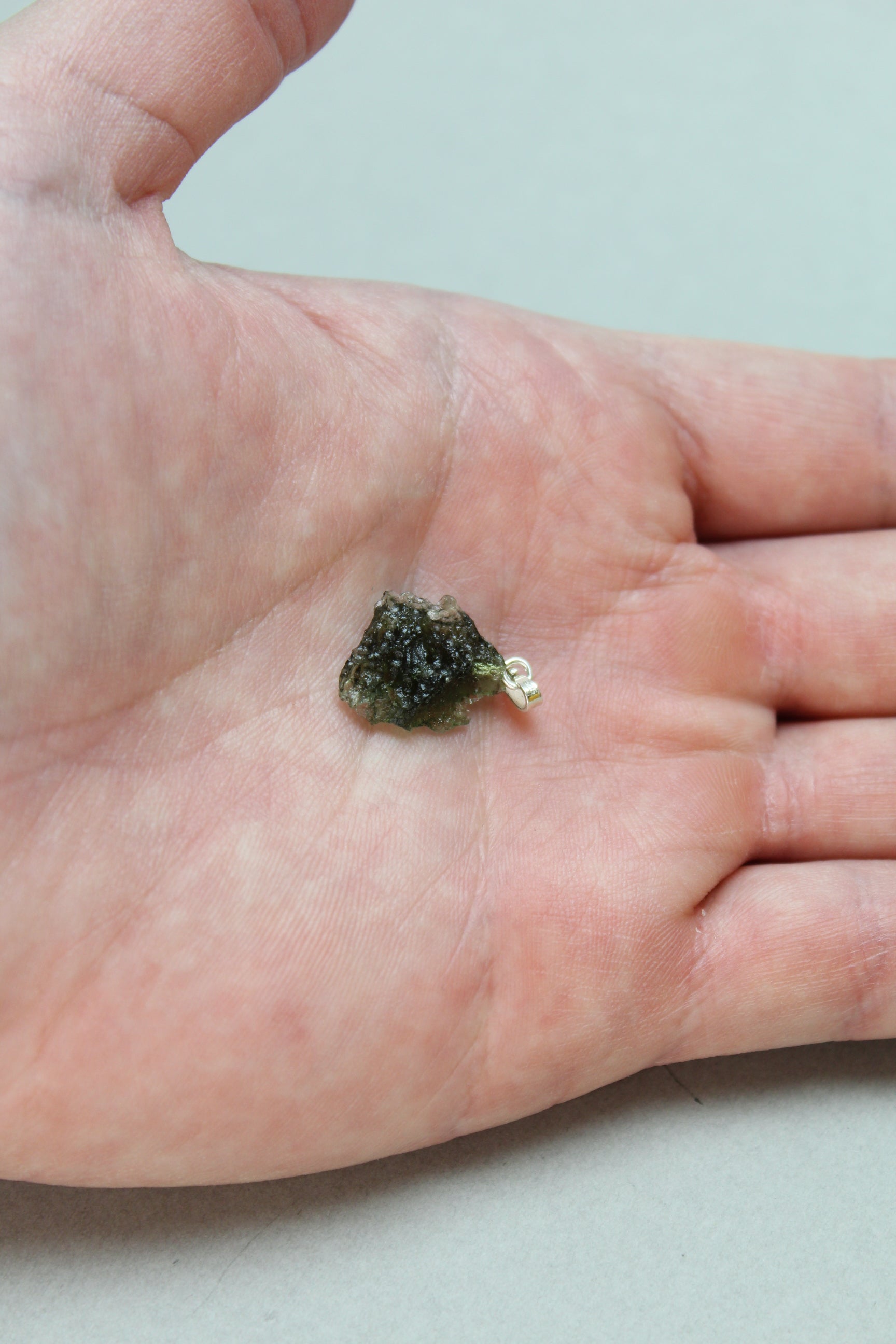 Moldavit Vedhæng Nr. 3