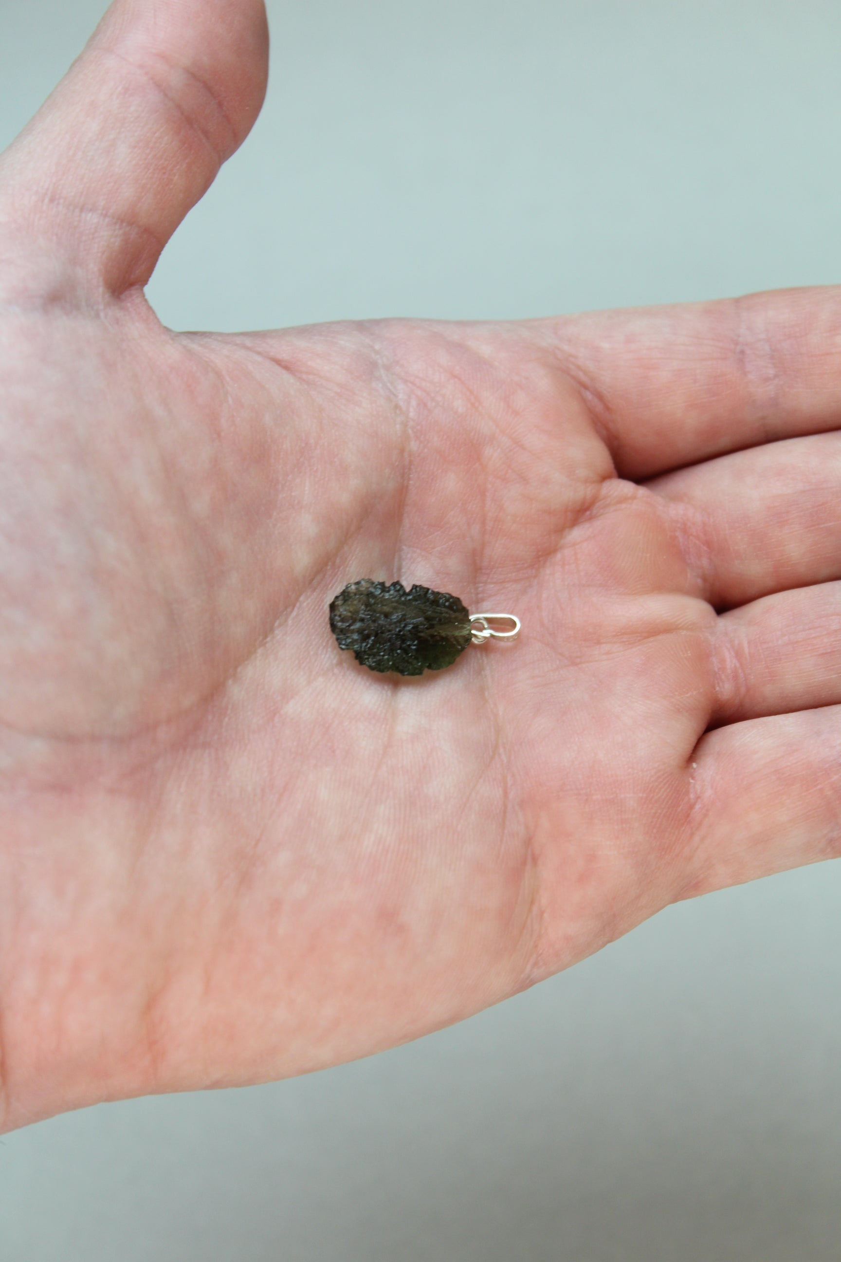 Moldavit Vedhæng Nr. 4