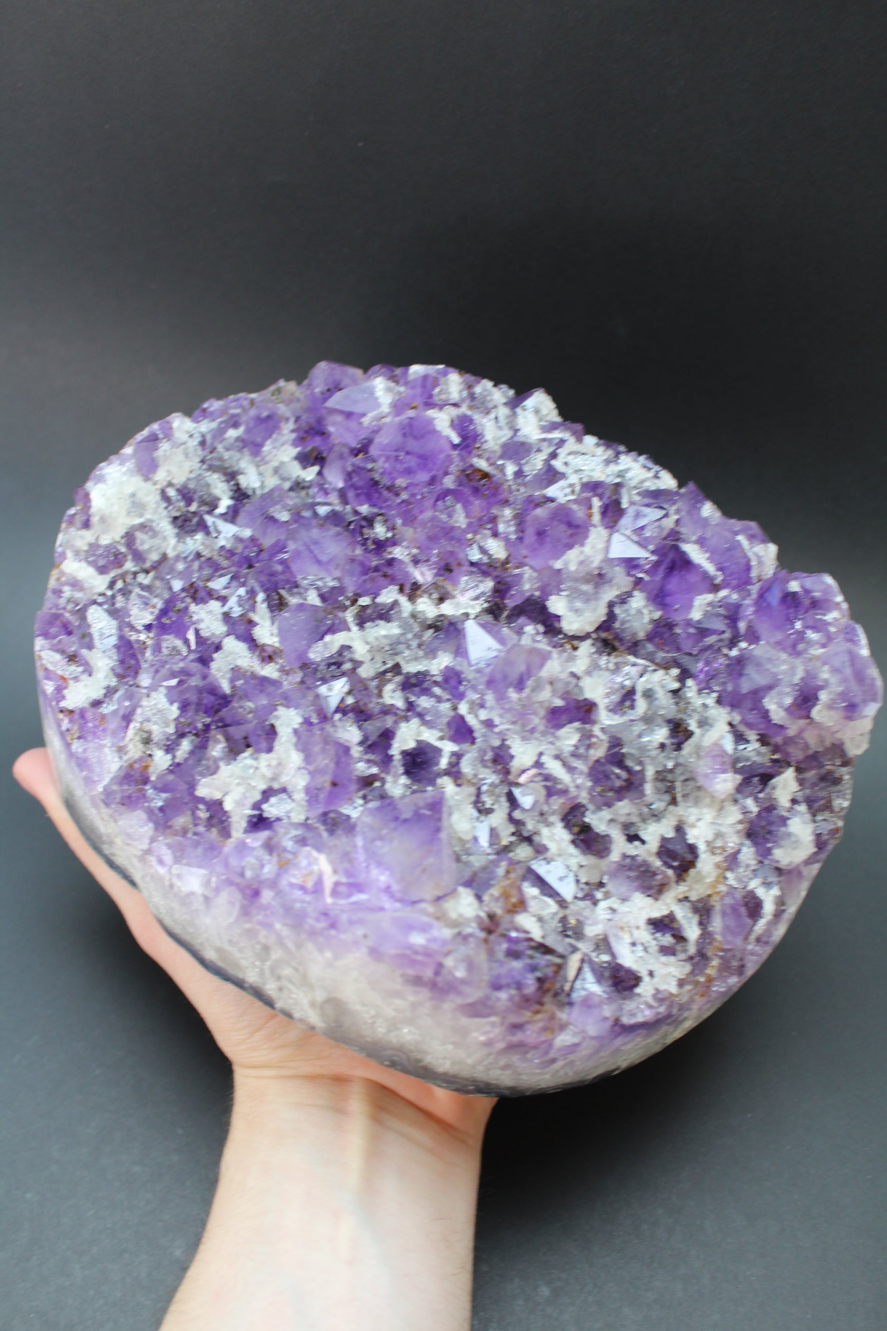 Ametyst Klynge - 'Calcit Landskab' - 3.7kg