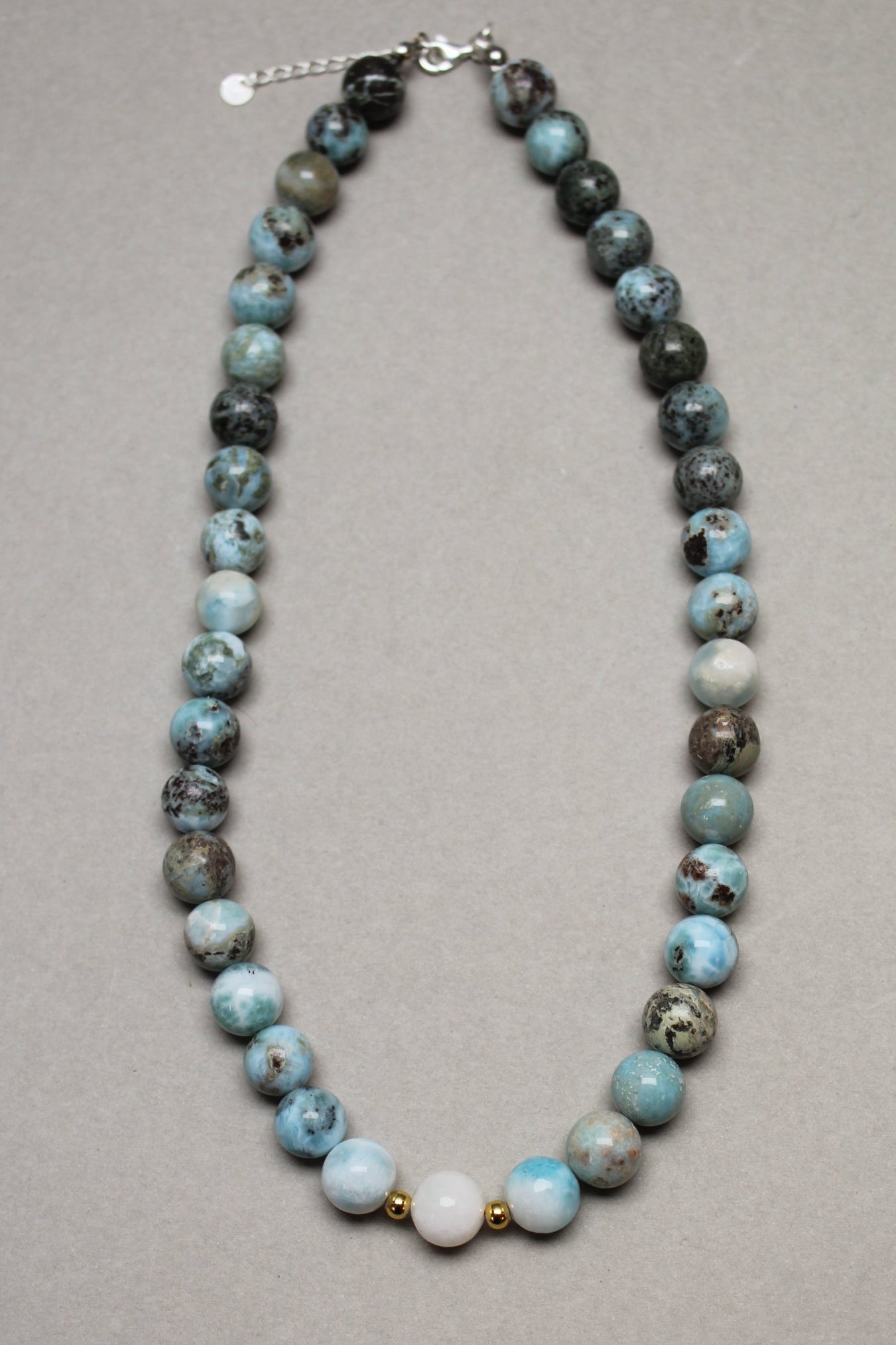 Larimar Halskæde 44-46 cm