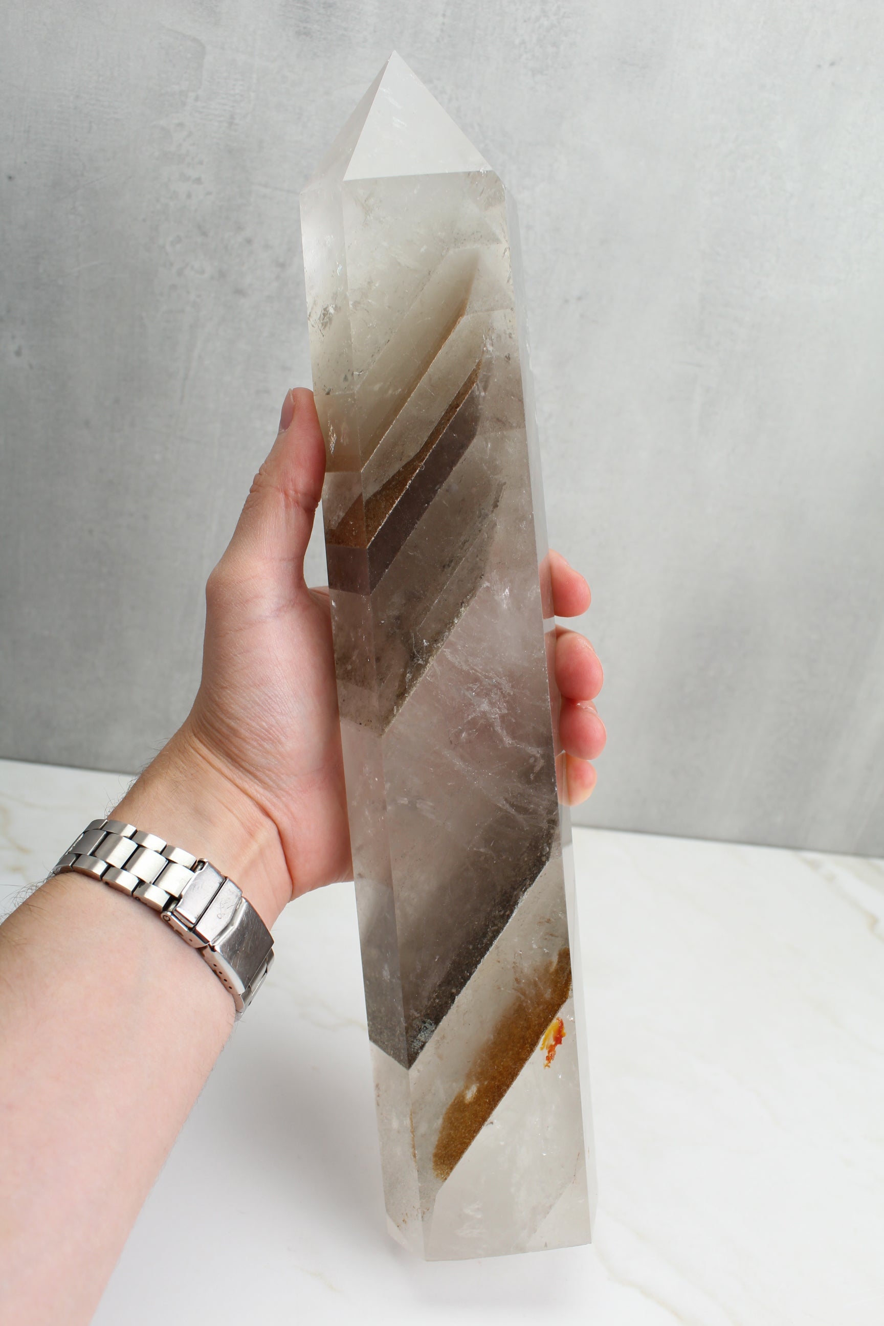 Bjergkrystal Tårn XXL - 2.4kg - 36cm (Nr. 5)
