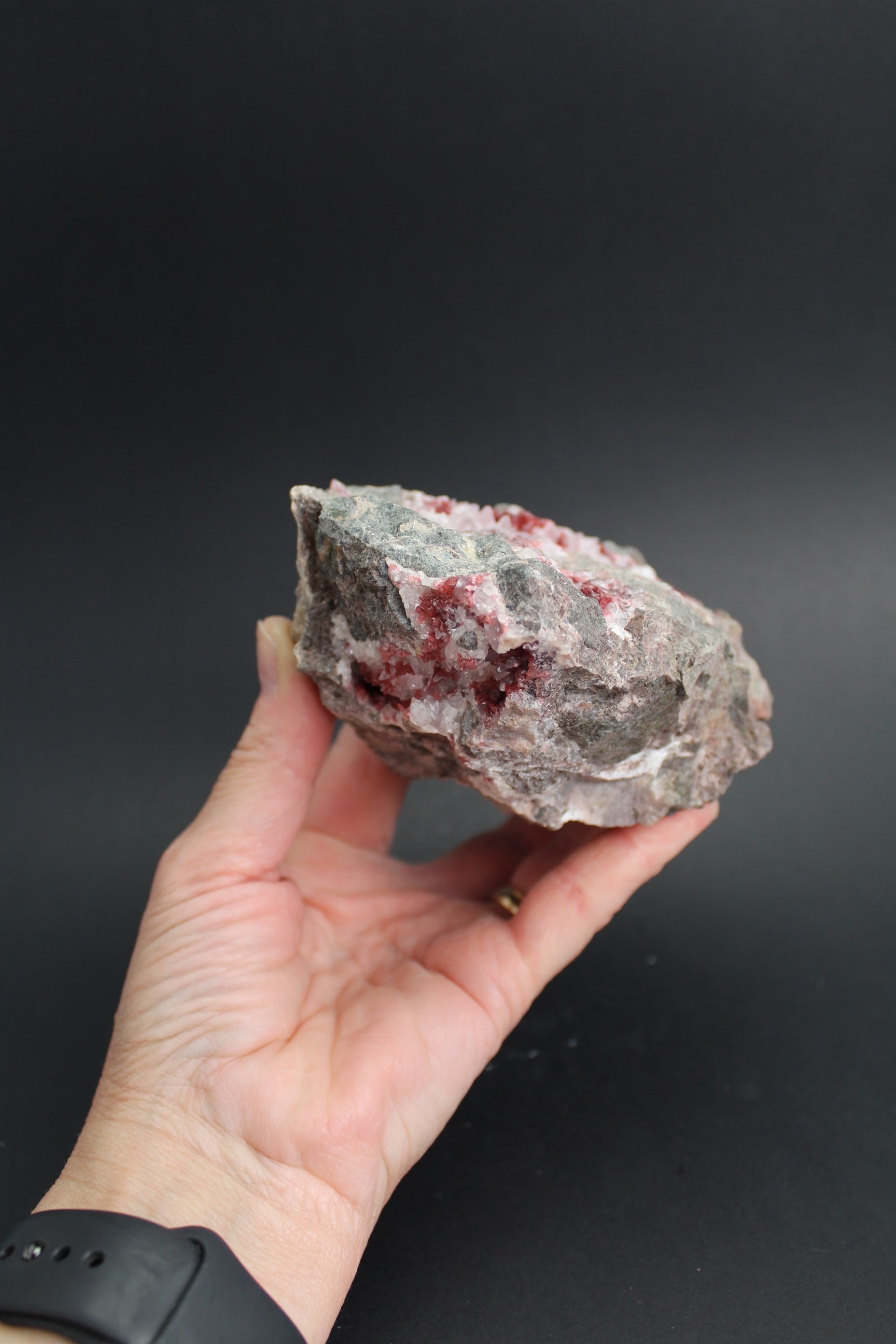 Cobaltoan Calcit med Kvarts – 895g