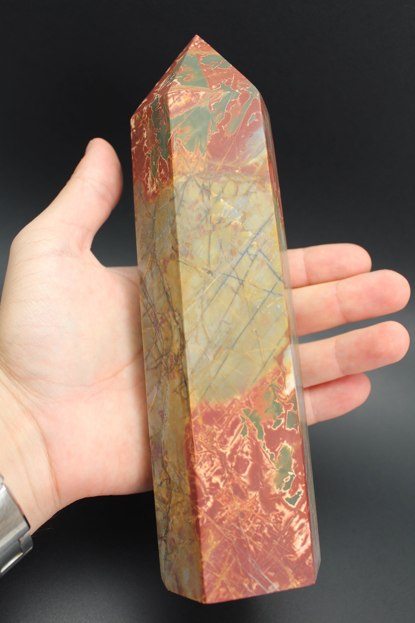 Creek Jasper Tårn - 22cm (Nr. 1)
