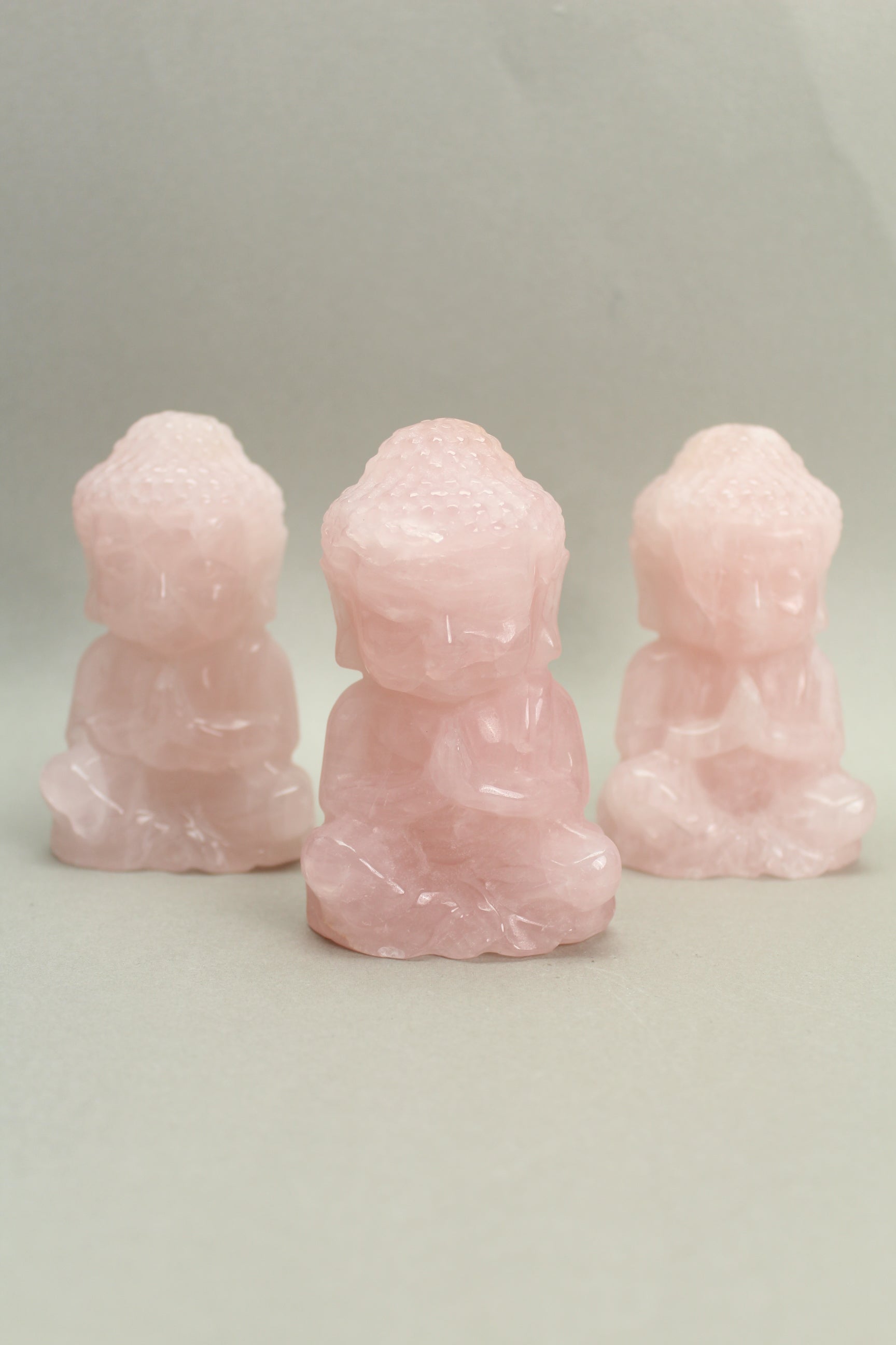 Buddha Rosakvarts 10 cm