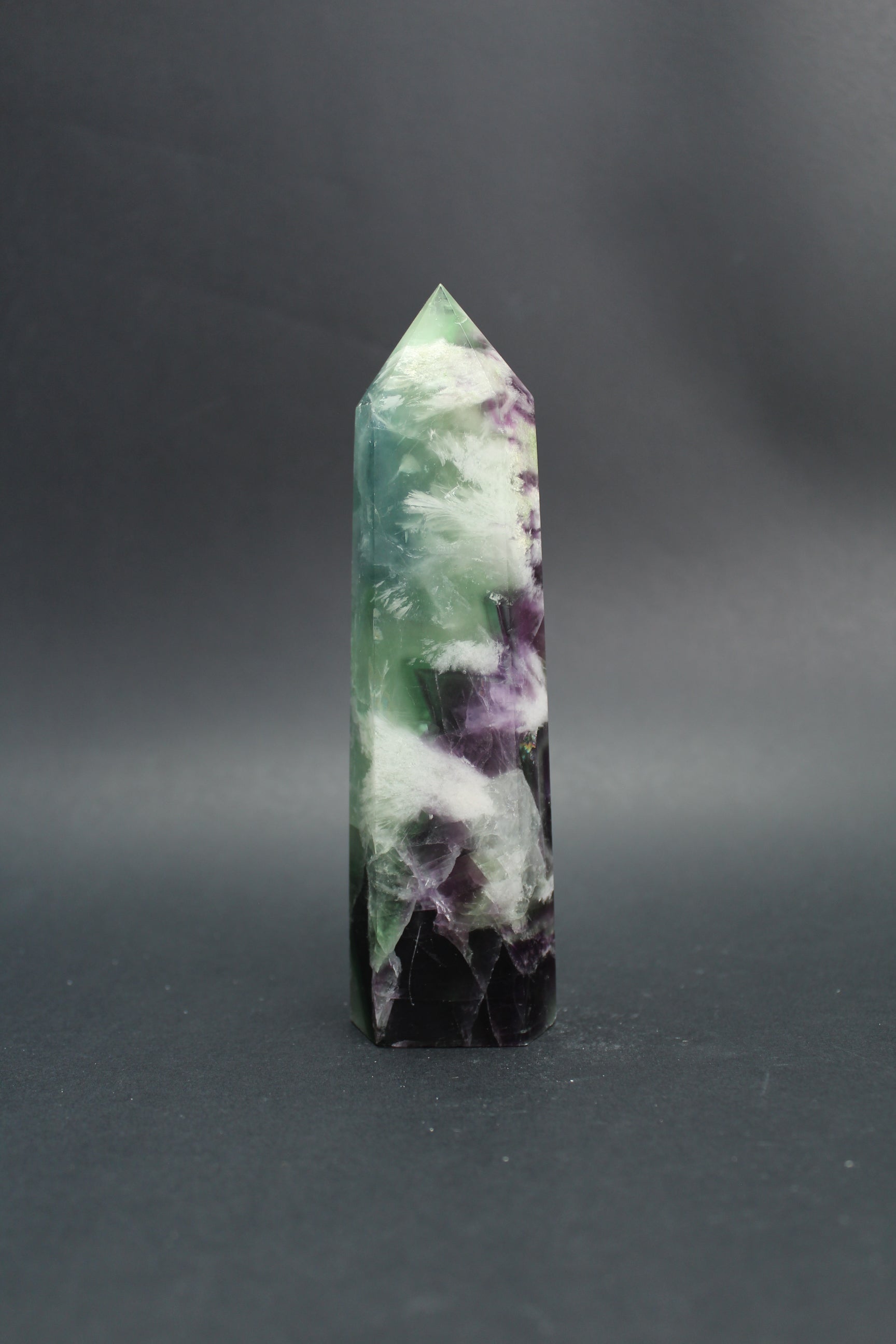 Fluorit Tårn - 14cm - 300g (Nr.19)