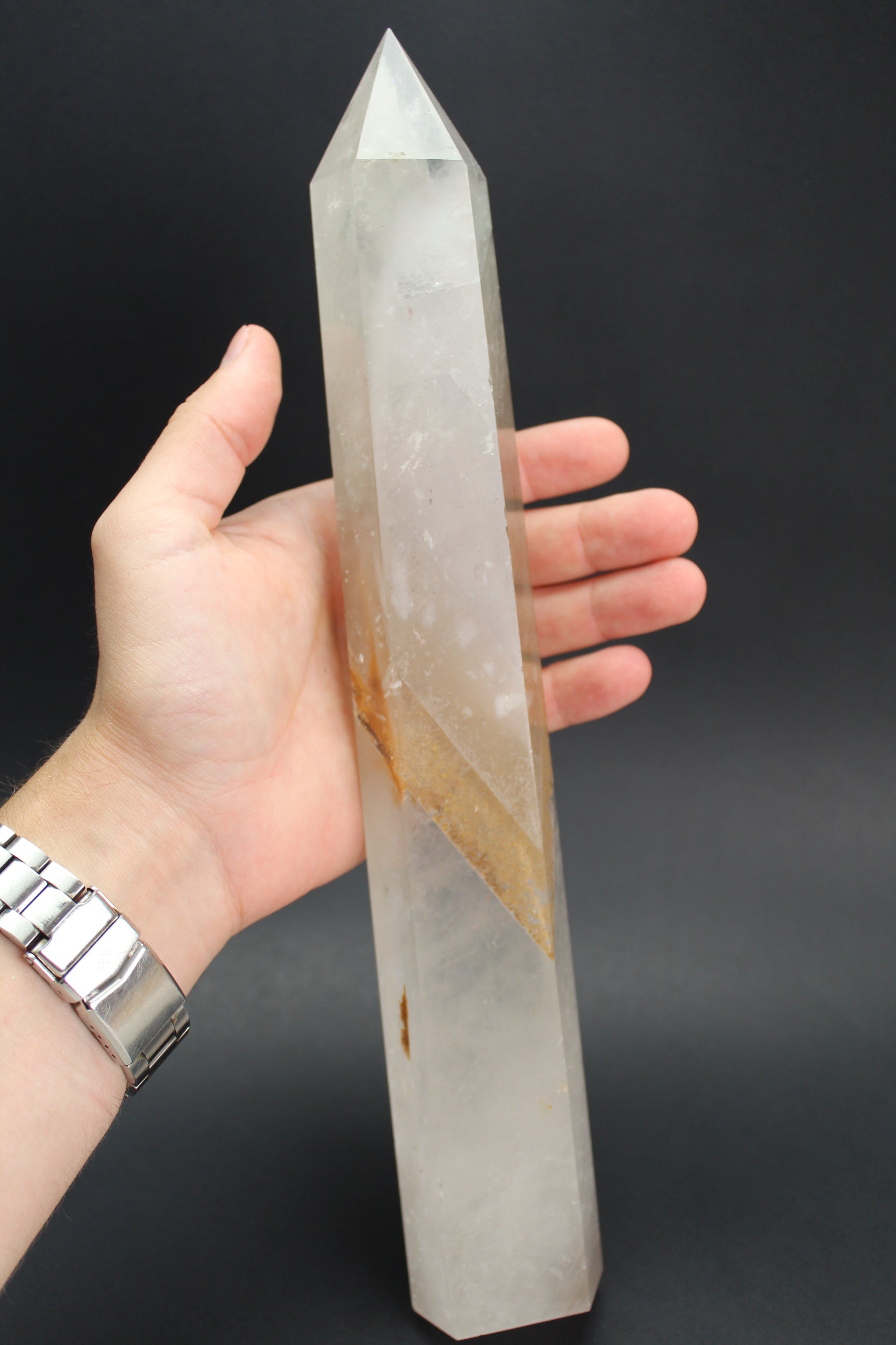 Bjergkrystal Tårn XXL - 1.1kg - 31cm (Nr. 7)