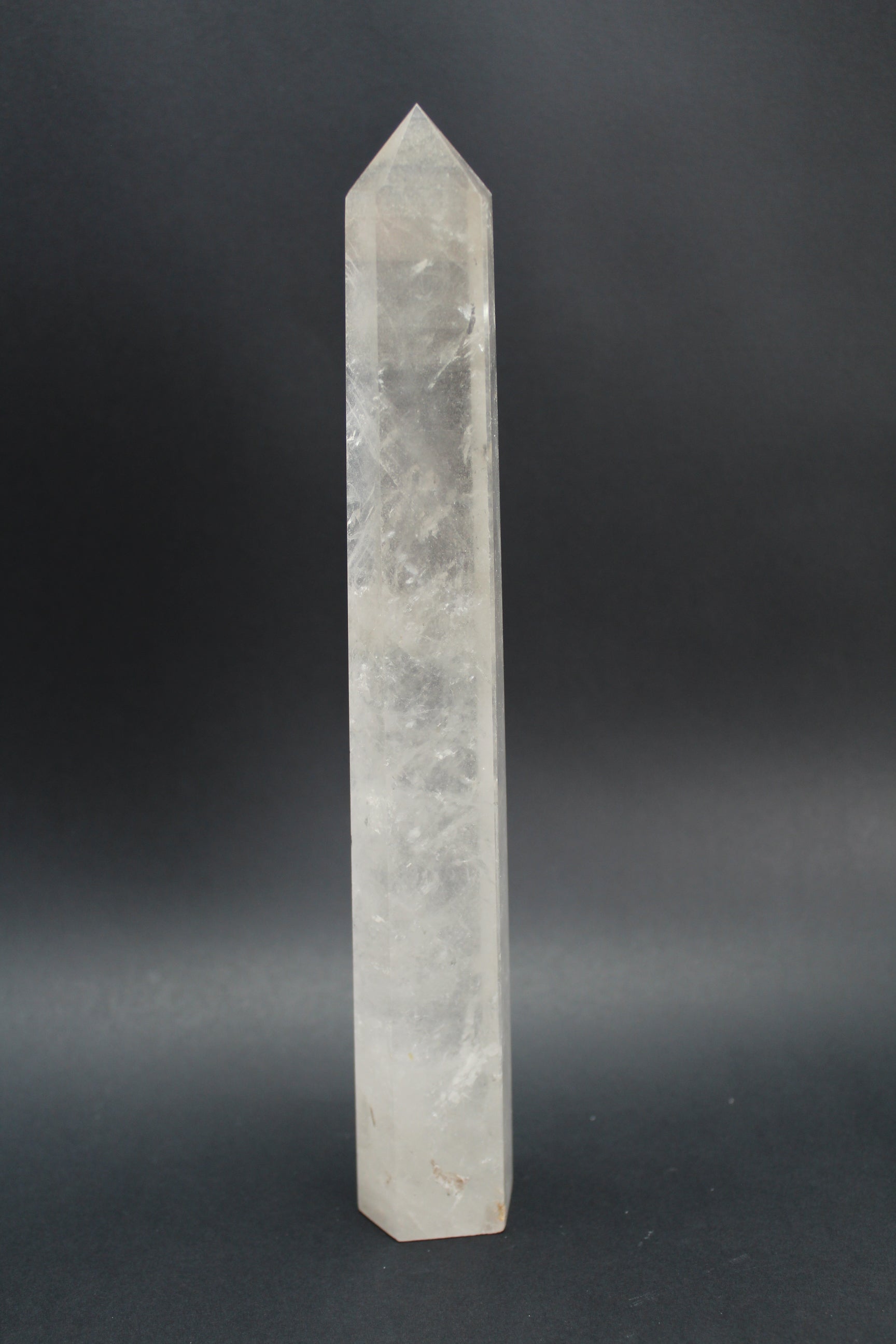 Bjergkrystal Tårn - 450g - 25cm (Nr. 8)